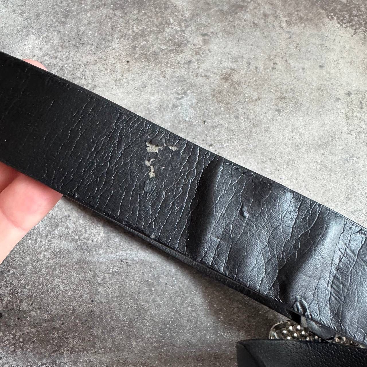 Japanese Brand Amazing Y2K Vintage Big Buckle Leather Belt Size ONE SIZE - 8 Thumbnail