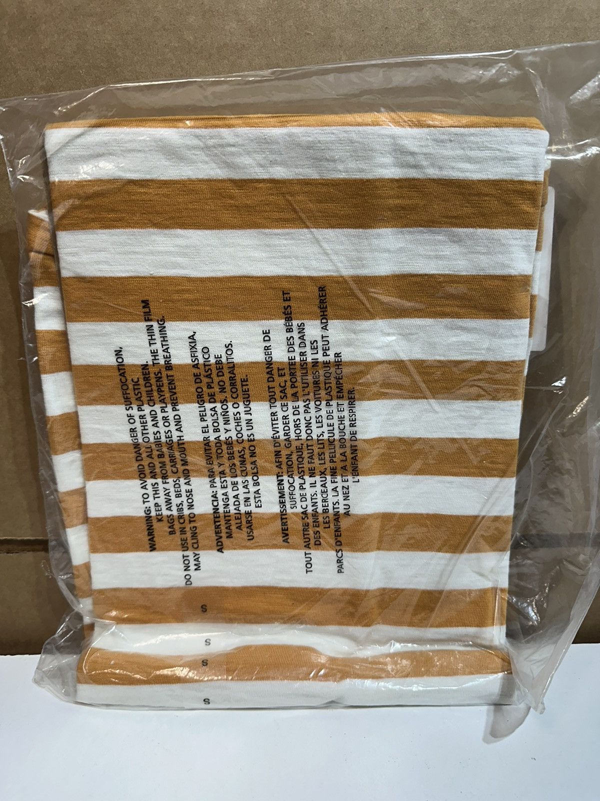 Guess Guess Stripe Tee Yellow White Size US S / EU 44-46 / 1 - 3 Thumbnail