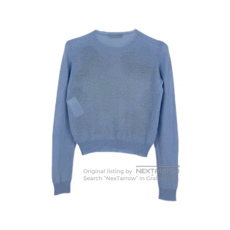 Dior Dior Blue five-pointed star animal cashmere sweater Size XS / US 0-2 / IT 36-38 - 2 Thumbnail