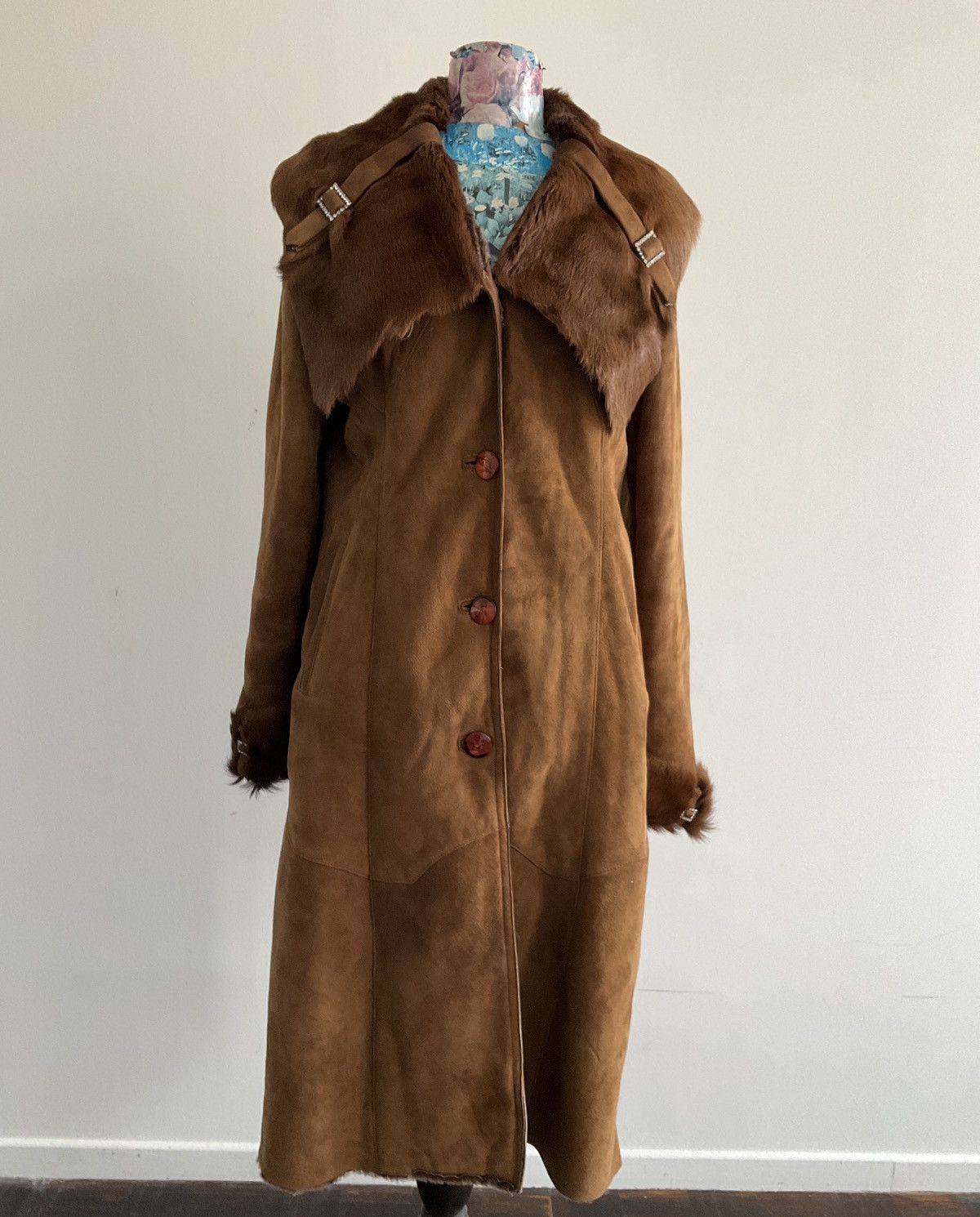 Vintage Vintage suede coat Size XL / US 12-14 / IT 48-50 - 1 Thumbnail