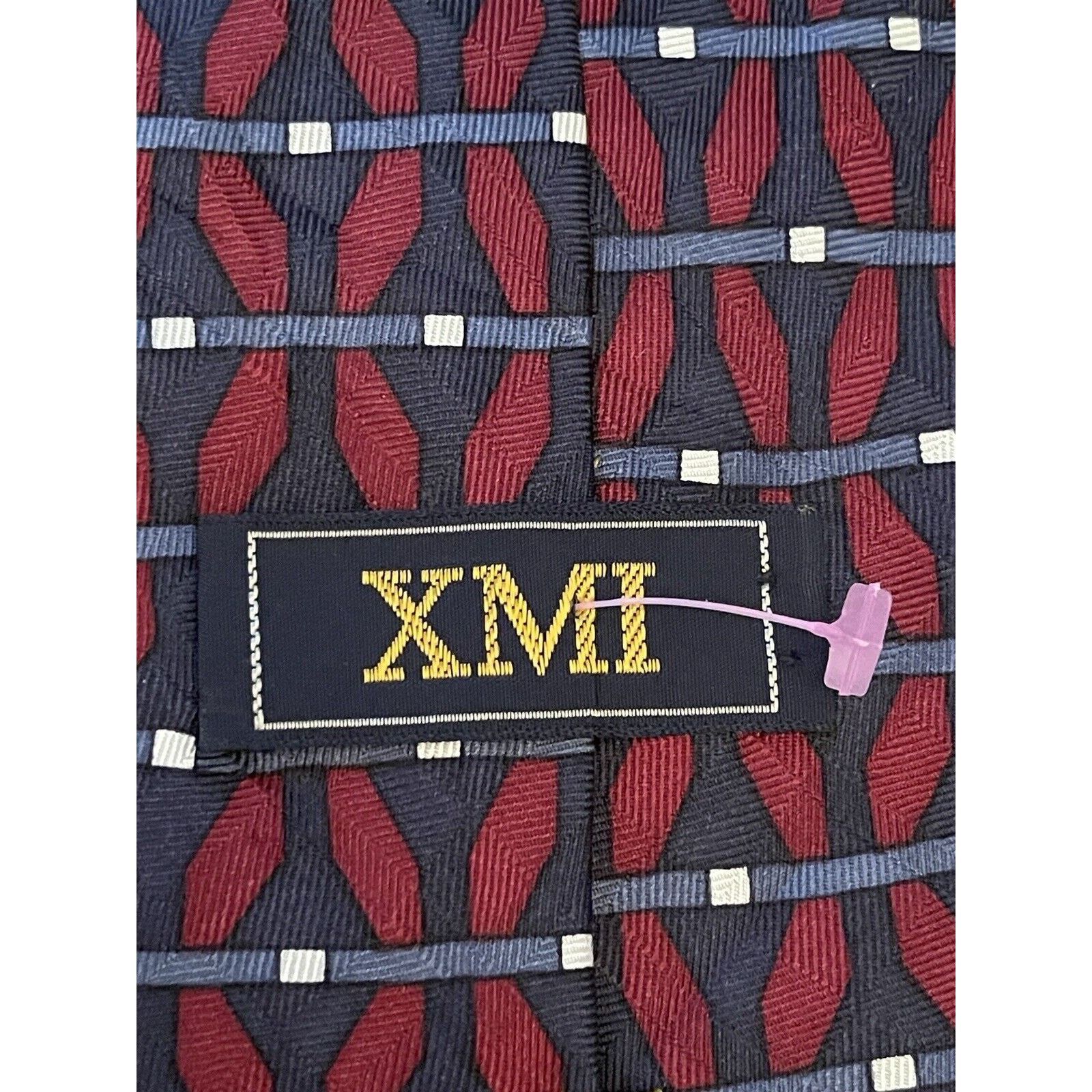 Other Xmi Hand Made 100% Imported Silk Men’s Neck Tie Made In Usa Size 44 - 9 Thumbnail