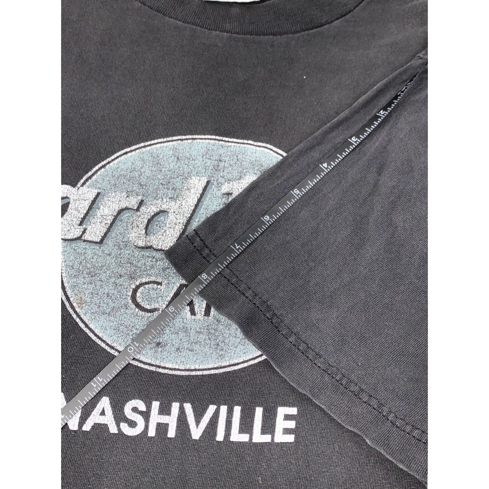 Hard Rock Cafe VINTAGE Hard Rock Cafe T Shirt Men's Black XL USA Distress Nashville Made in USA Size US XL / EU 56 / 4 - 7 Thumbnail
