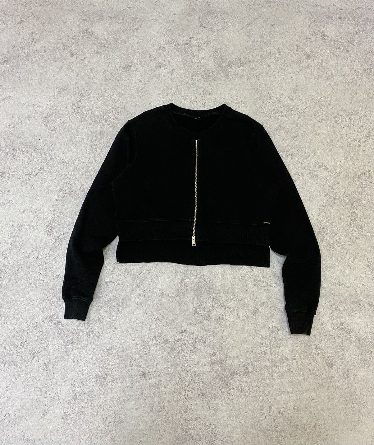 Diesel Diesel Women’s Cropped Avant Garde Y2K Sweatshirt Size XS Size XS / US 0-2 / IT 36-38 - 5 Thumbnail
