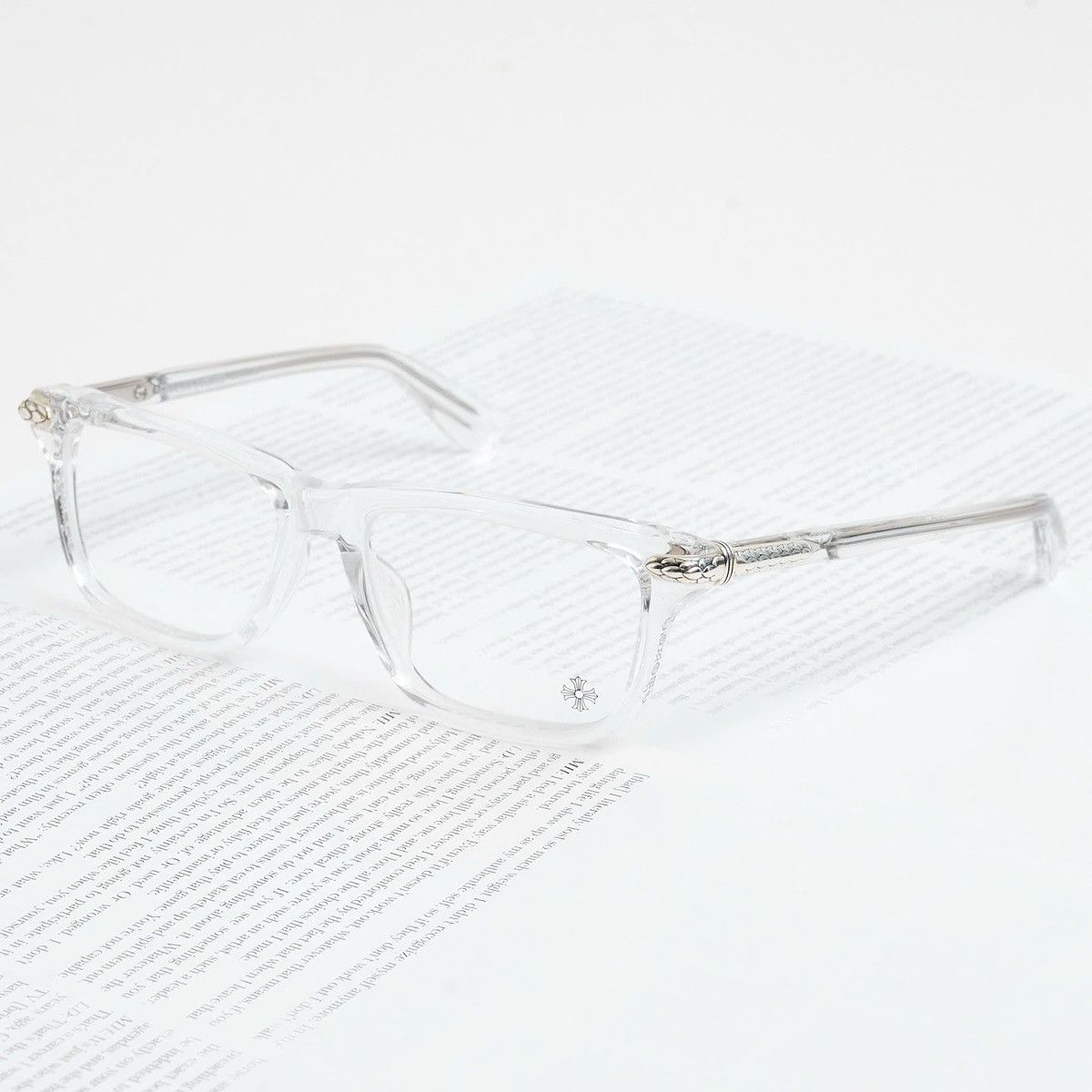 Chrome Hearts CHROME HEARTS LITTLE DINGER CRYSTAL GLASSES Size ONE SIZE - 2 Thumbnail