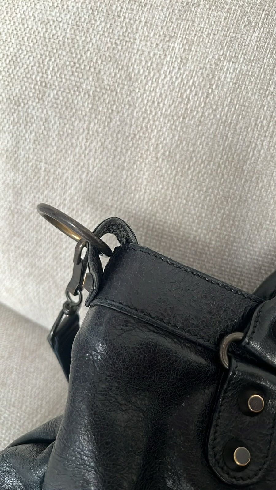 Balenciaga Balenciaga "The First" 2005 Black Chevre Leather Size ONE SIZE - 11 Thumbnail