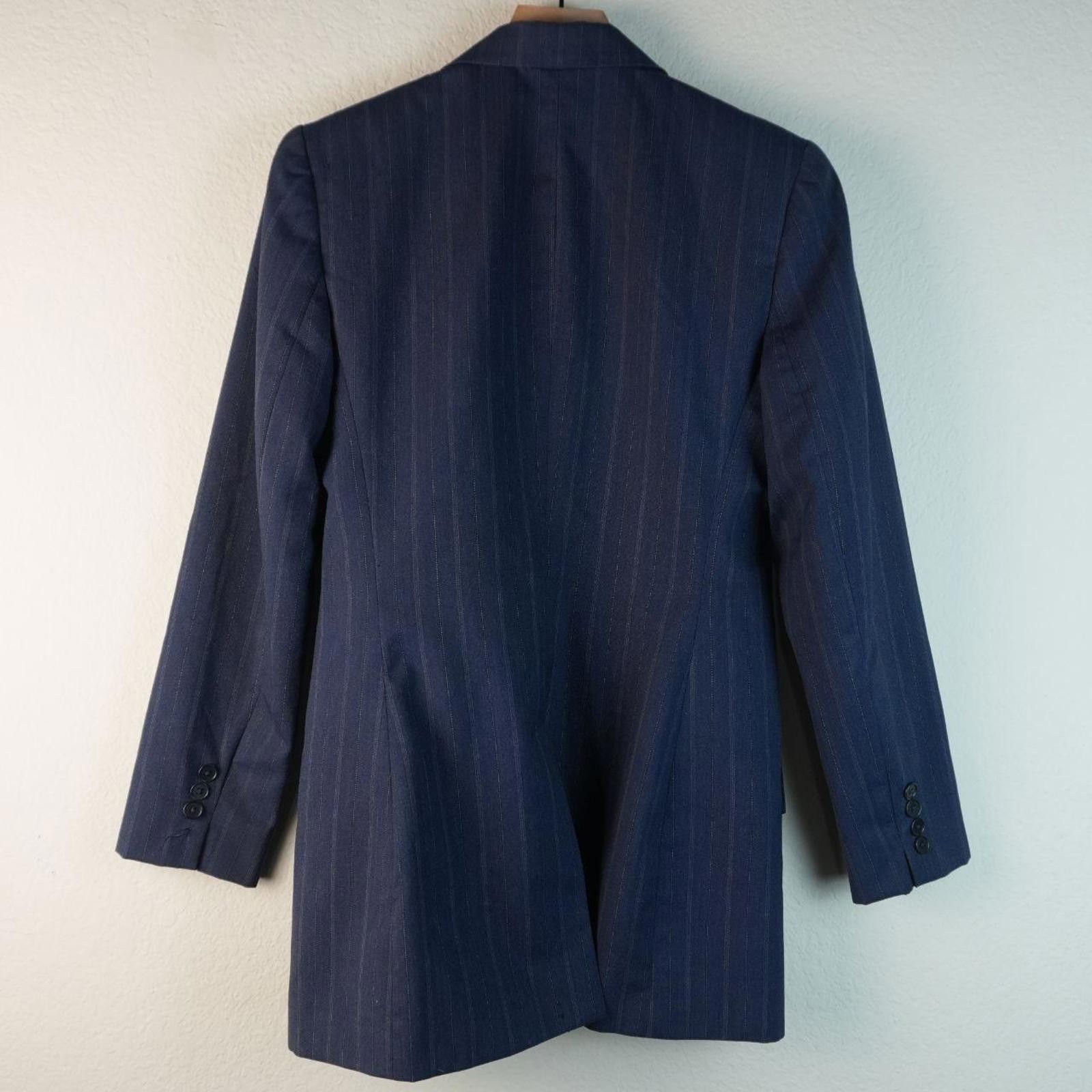 Lauren Ralph Lauren Ralph Lauren Blazer Women's 6 Navy Lauren Striped Size M / US 6-8 / IT 42-44 - 6 Thumbnail