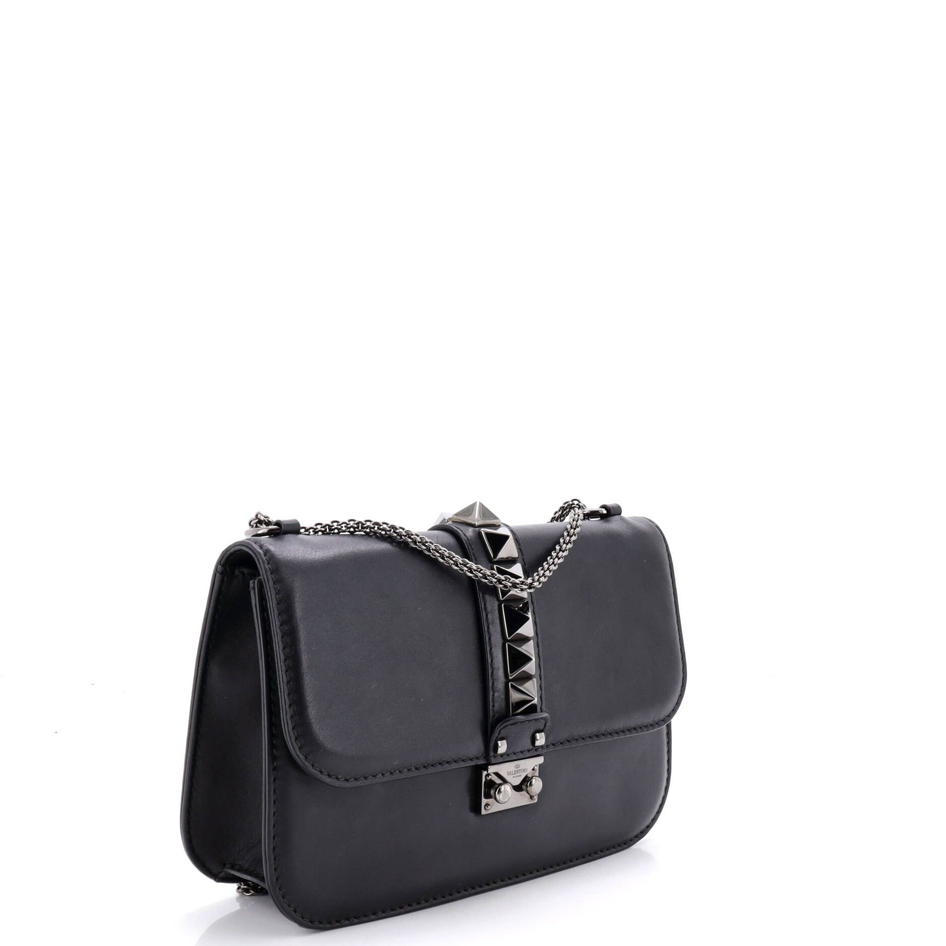 Valentino Glam lock shoulder bag leather medium Size ONE SIZE - 1 Thumbnail