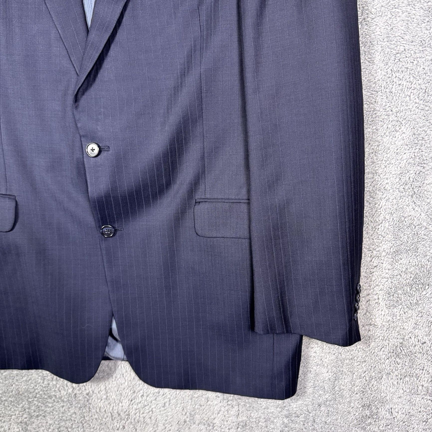 Jack Victor Jack Victor Sport Coat Mens 43L Wool Blazer Jacket Size 46R - 2 Thumbnail
