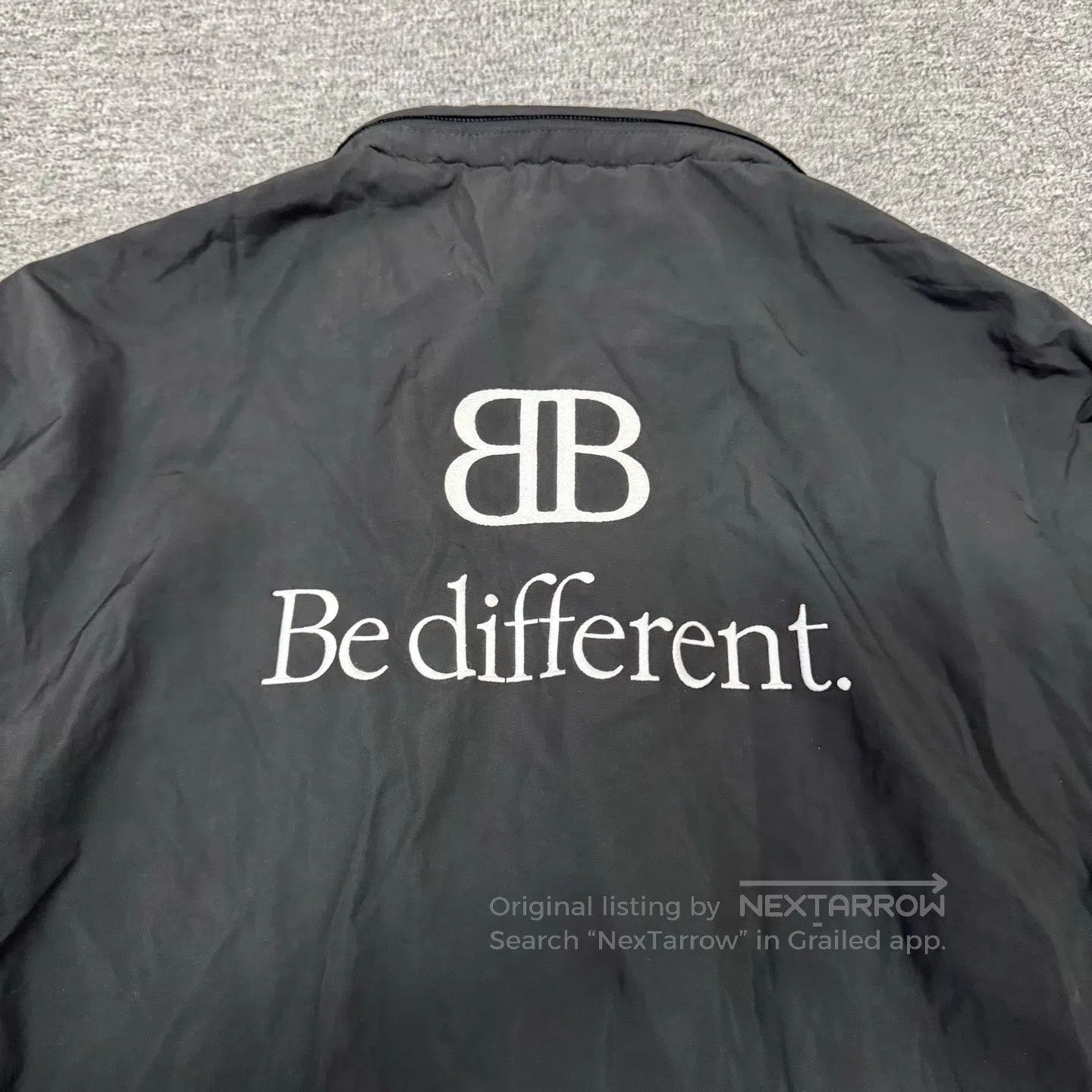 Balenciaga Balenciaga "The 'Be Different' slogan' Coach jacket"| Size US XS / EU 42 / 0 - 3 Thumbnail