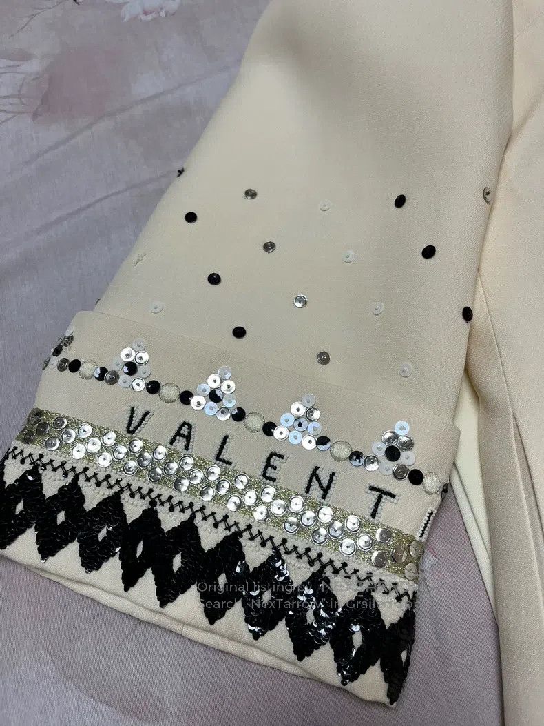 Valentino Valentino Nailed beaded sleeve dress dress Size XL / US 12-14 / IT 48-50 - 5 Thumbnail