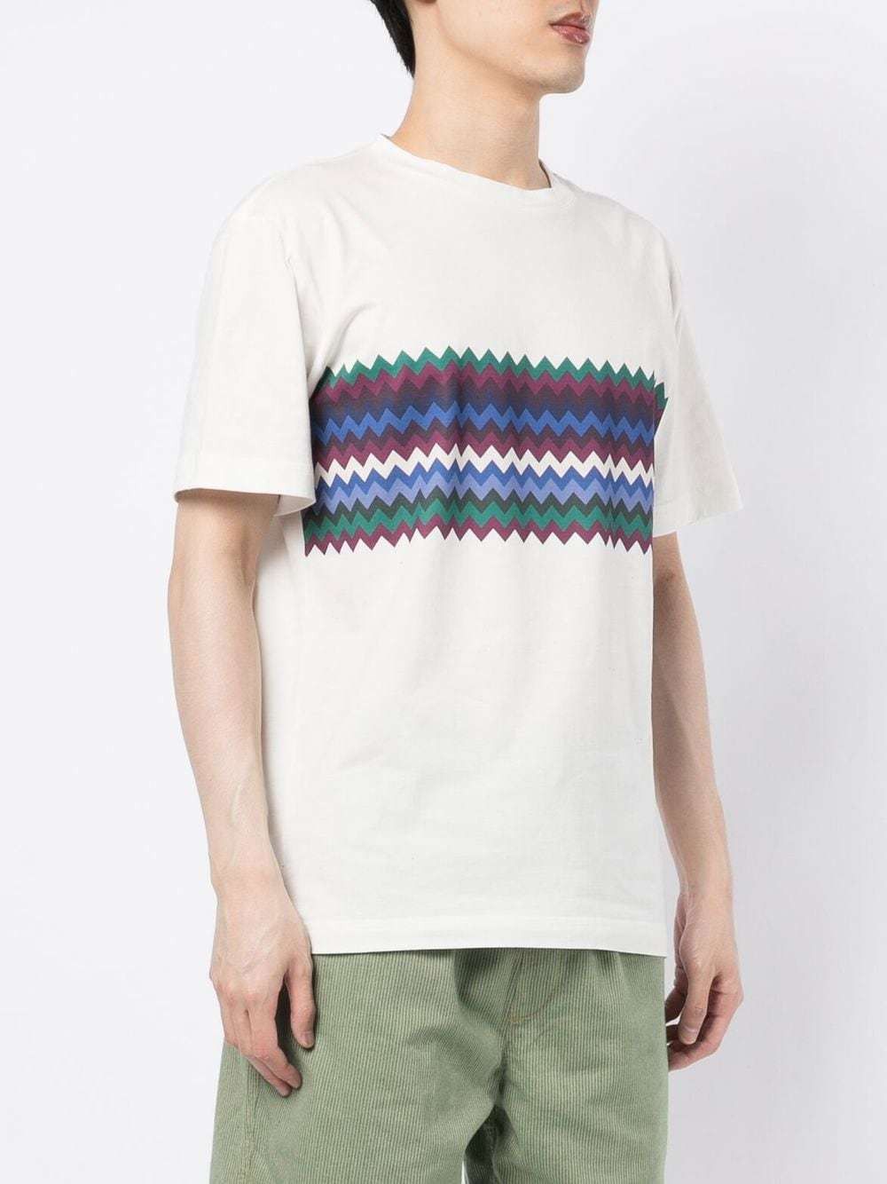 Missoni o1y0225 Logo Crewneck T-Shirt in Multicolor Size US S / EU 44-46 / 1 - 1 Thumbnail