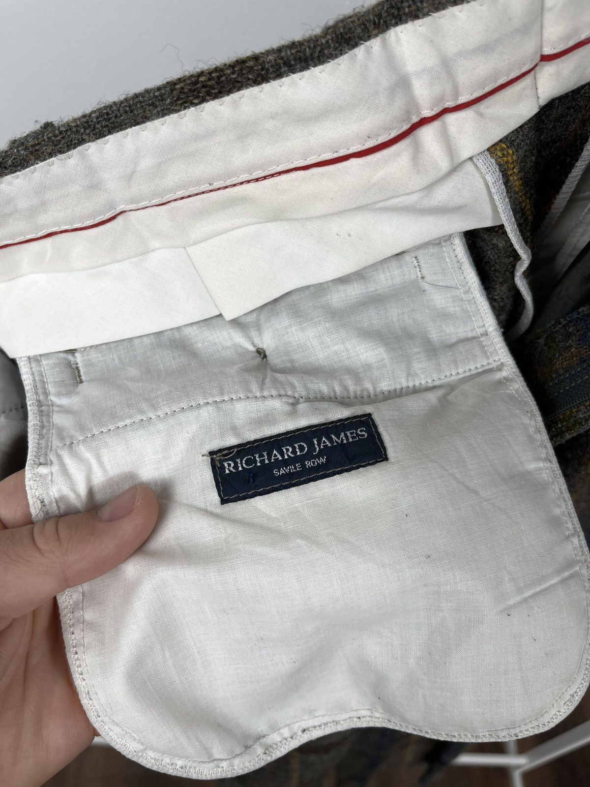 Richard James Richard James Savile Row Plaid Wool Pants Trousers Size 34 Size US 34 / EU 50 - 8 Thumbnail