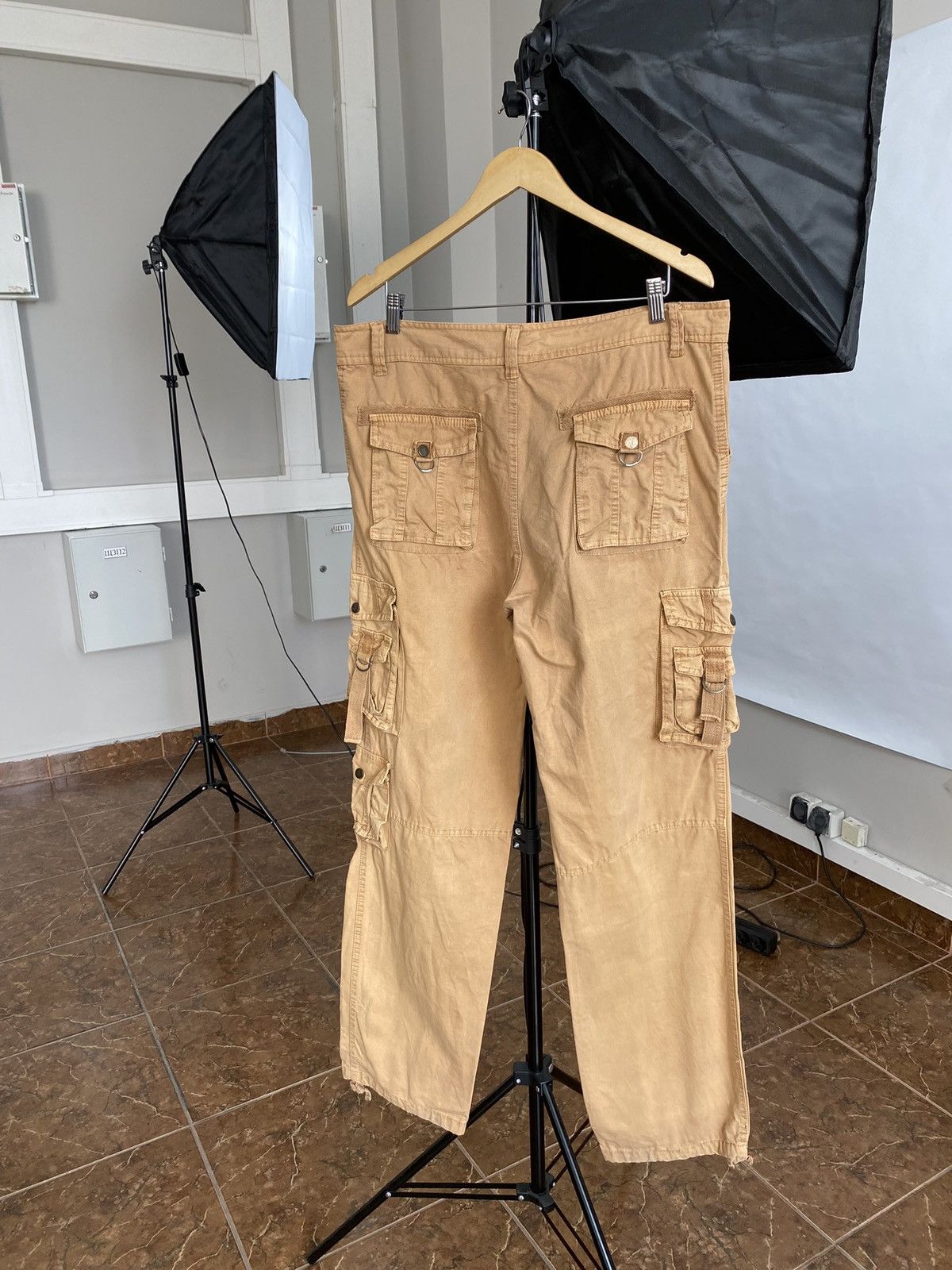 Japanese Brand 🇺🇸 Vintage 90s Cargo Pants Y2K Skate Baggy hype rare retro Size US 36 / EU 52 - 1 Thumbnail