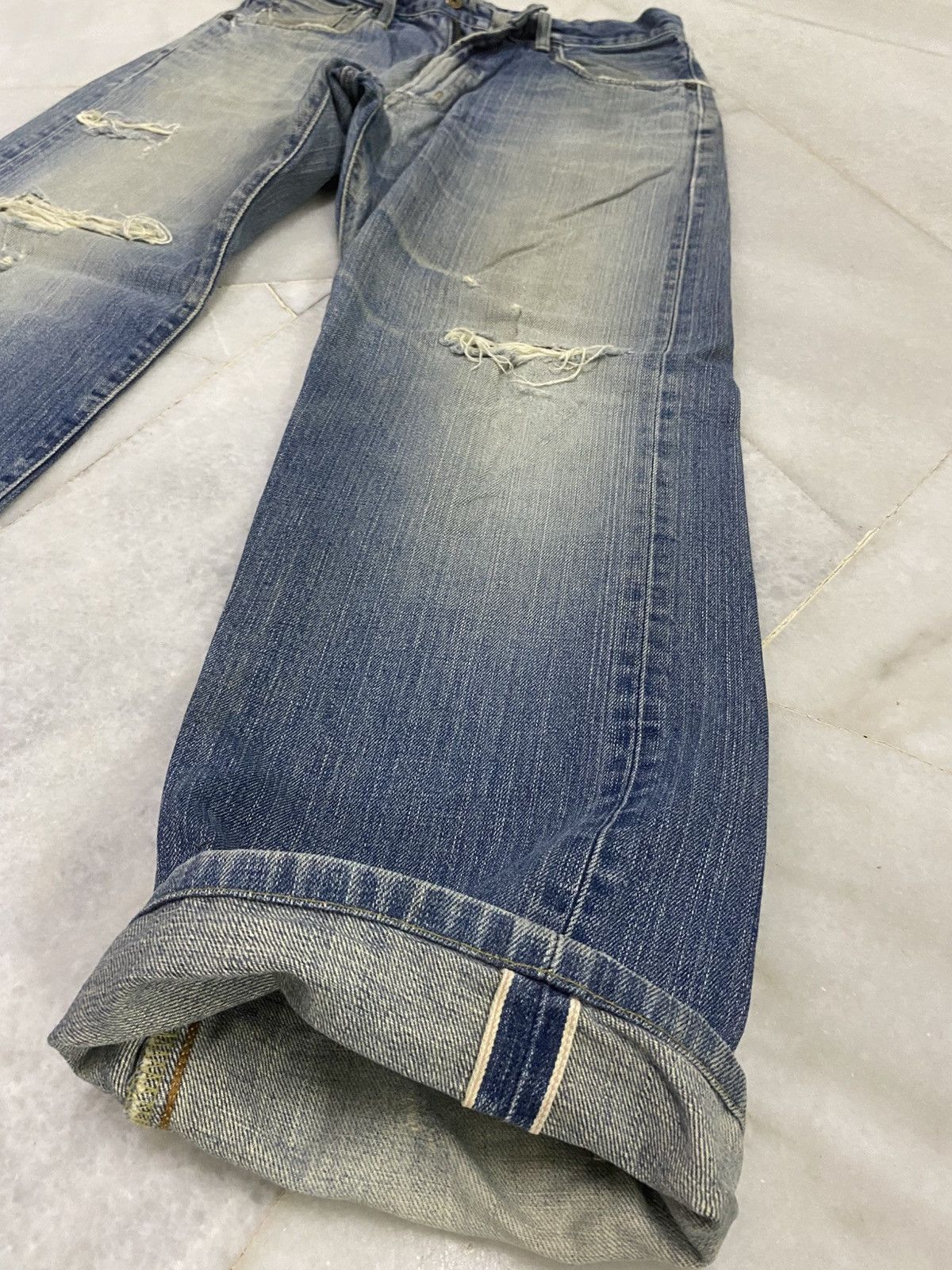 Edwin Size 29x32 Vintage Edwin 505 Selvedge Denim Jeans Size US 29 - 1 Thumbnail
