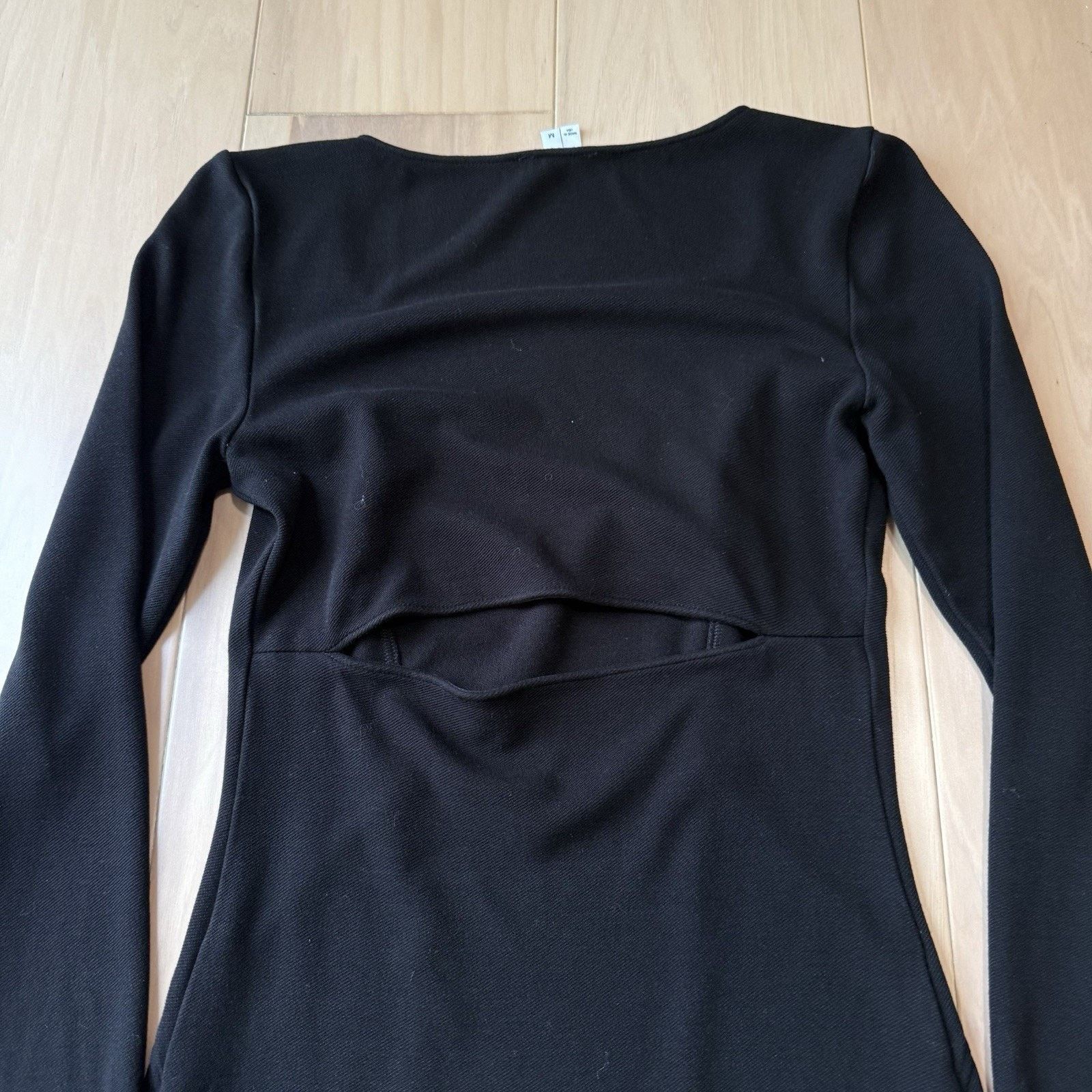 Helmut Lang Helmut Lang Gala Piped Cutout Knit Dress Women's M Black Size M / US 6-8 / IT 42-44 - 9 Thumbnail
