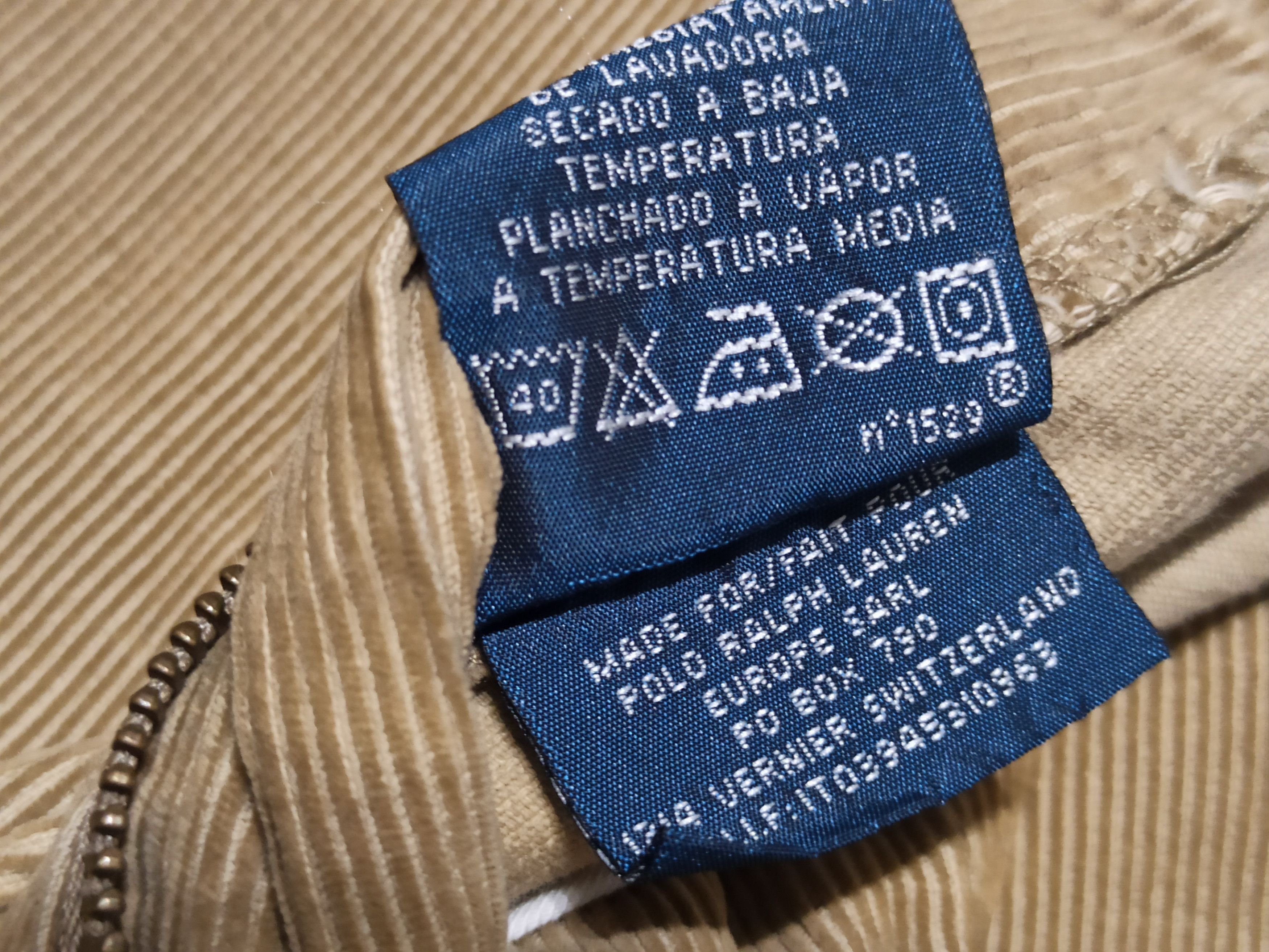 Polo Ralph Lauren Polo Ralph Lauren Corduroy Pants Size US 33 - 6 Thumbnail