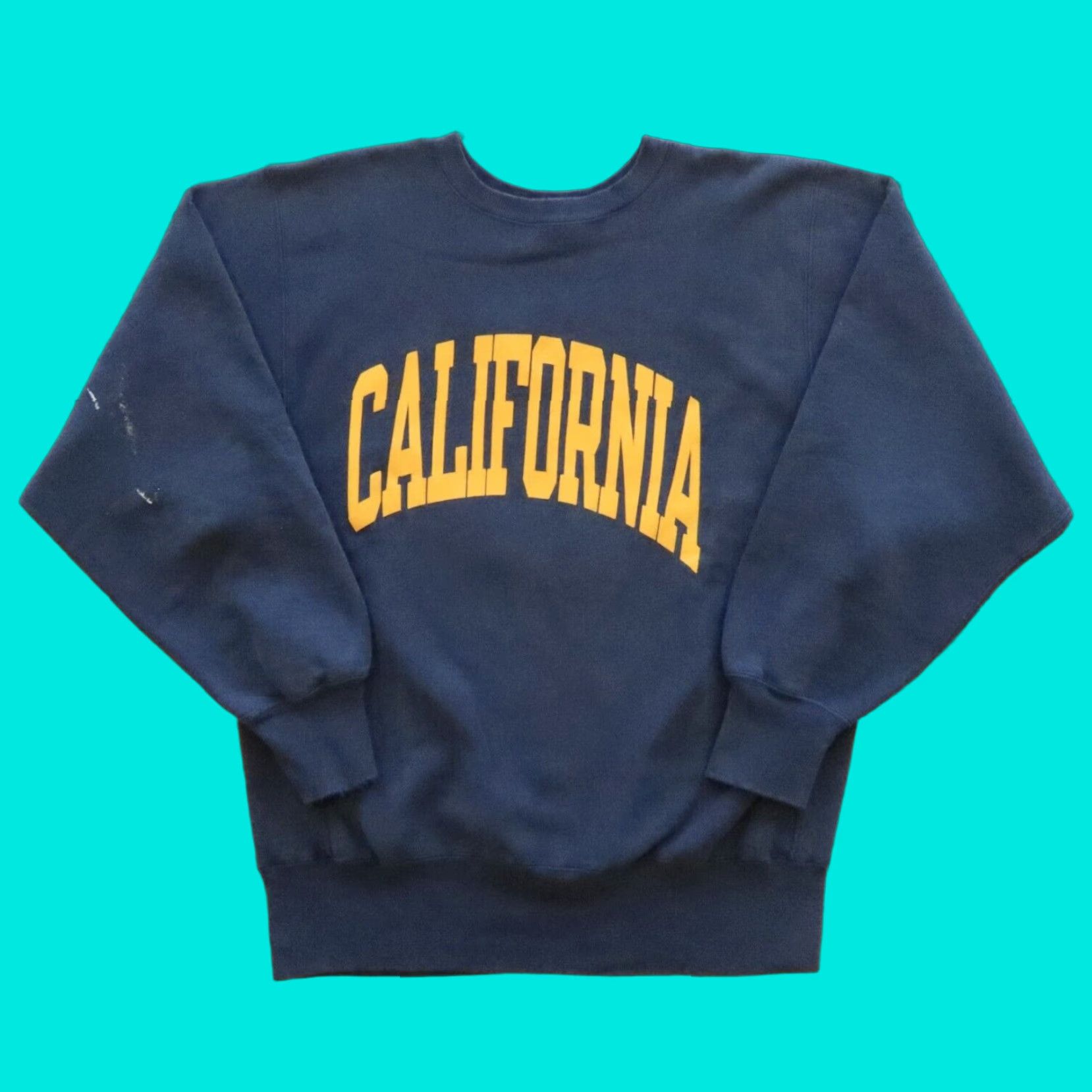 Champion Vintage Champion Sweatshirt UC Berkeley California Bears Reverse Weave Men L Blue 90s Size US L / EU 52-54 / 3 - 1 Thumbnail
