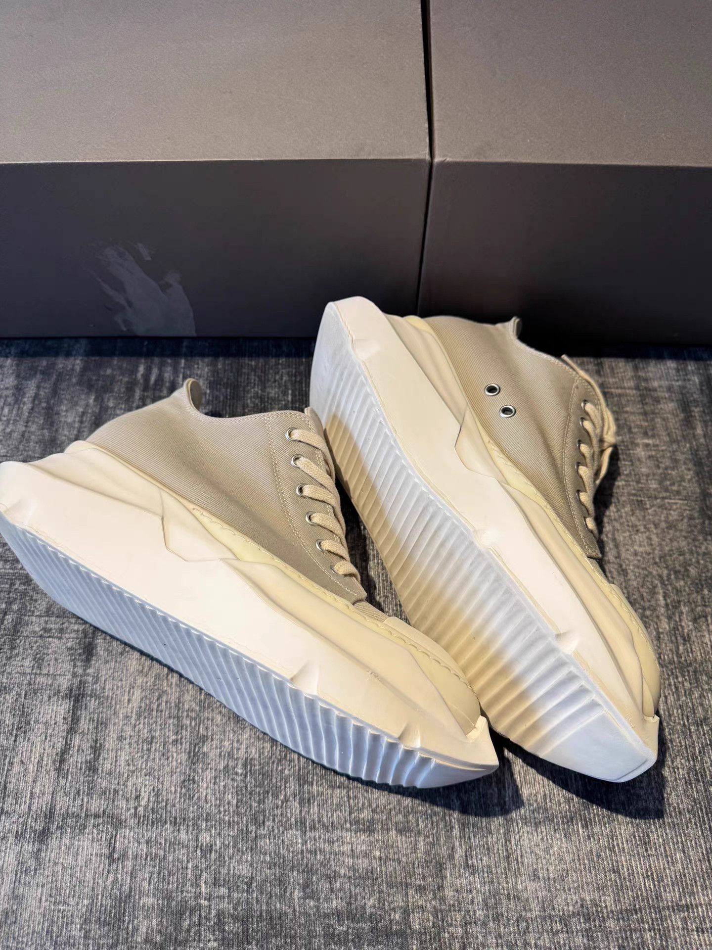 Rick Owens Rick Owens Grey Tank Sole Big Converse Size US 7 / EU 40 - 3 Thumbnail