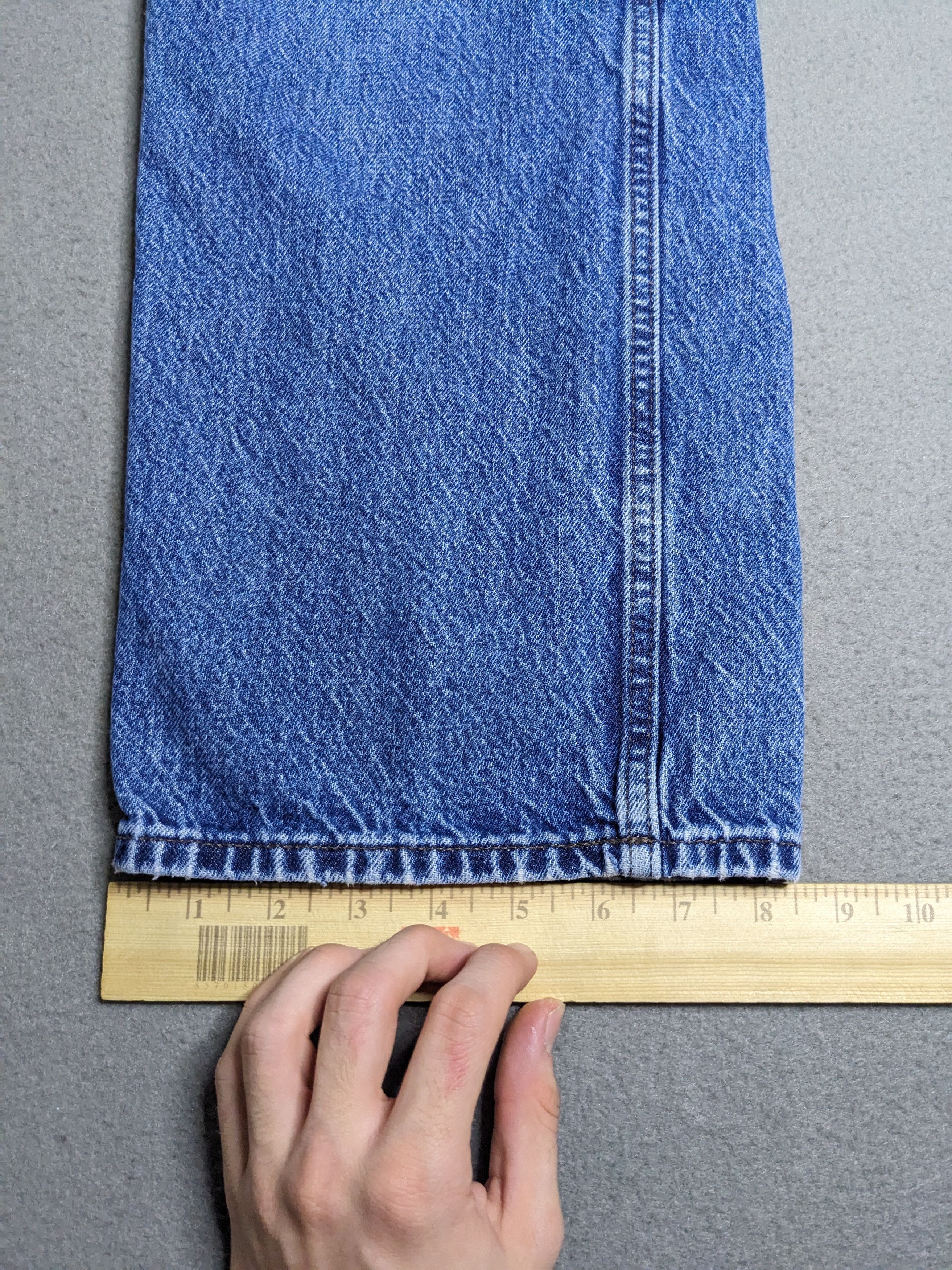 JW Anderson × Uniqlo JW Anderson x Uniqlo Straight Jeans 30x30 Washed Denim Pants Size US 30 / EU 46 - 17 Thumbnail