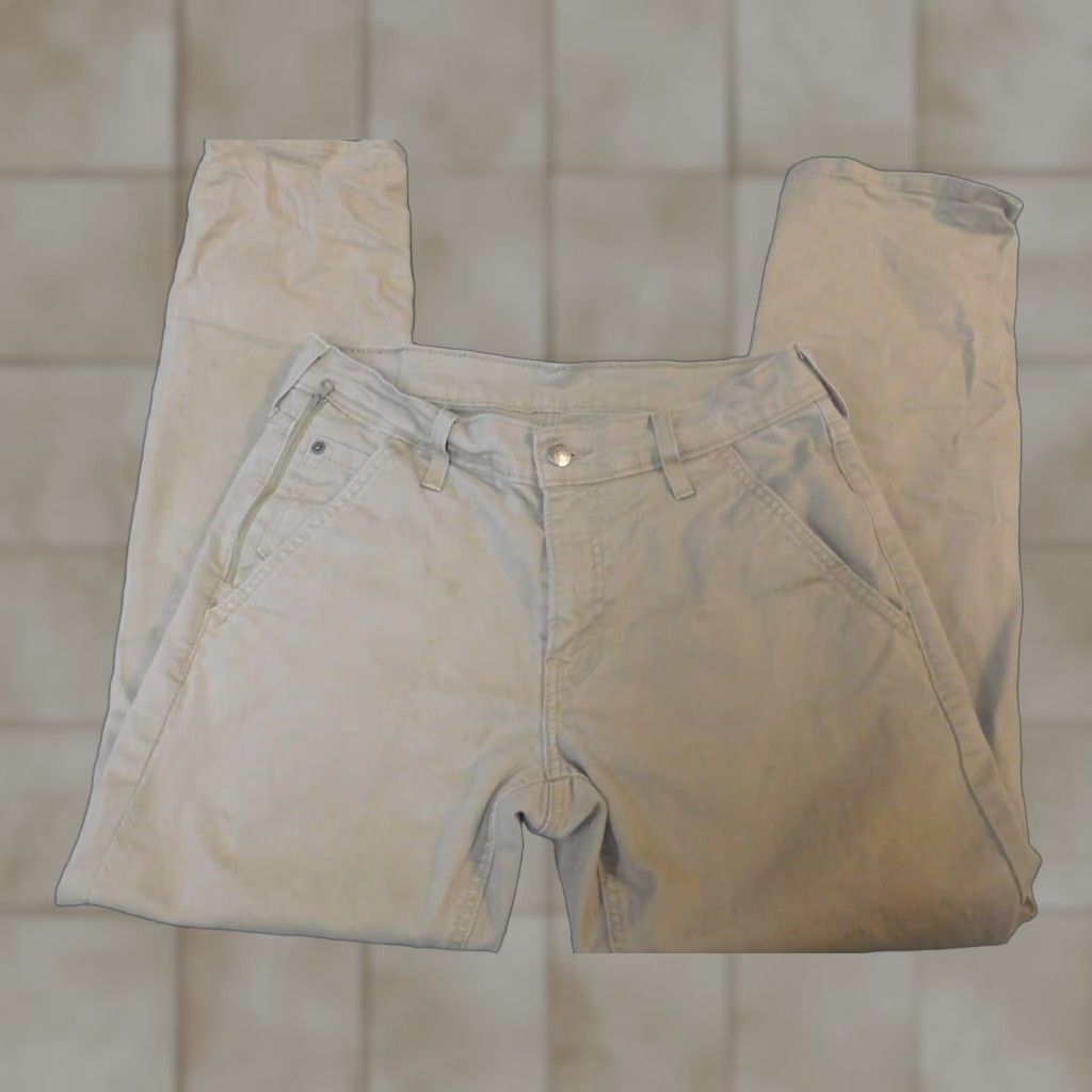 Levi's Levi's Jeans Mens 29x30 Beige Straight Denim Classic Size US 29 - 1 Thumbnail