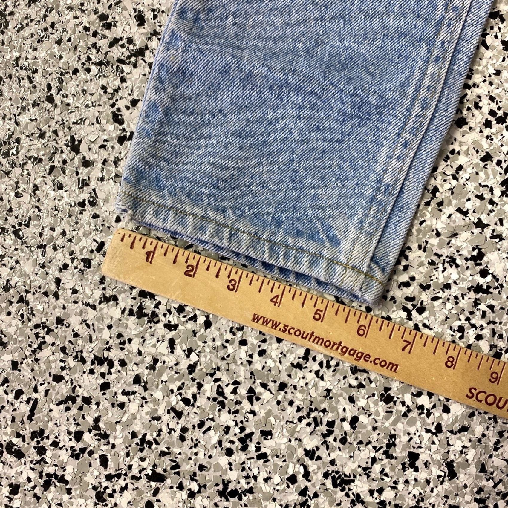 Lee VINTAGE Lee Riders Slim 80s Jeans Blue Denim 22x25.5 Women Regular Straight High Rise (2)** Size 40" / US 18 - 2 Thumbnail