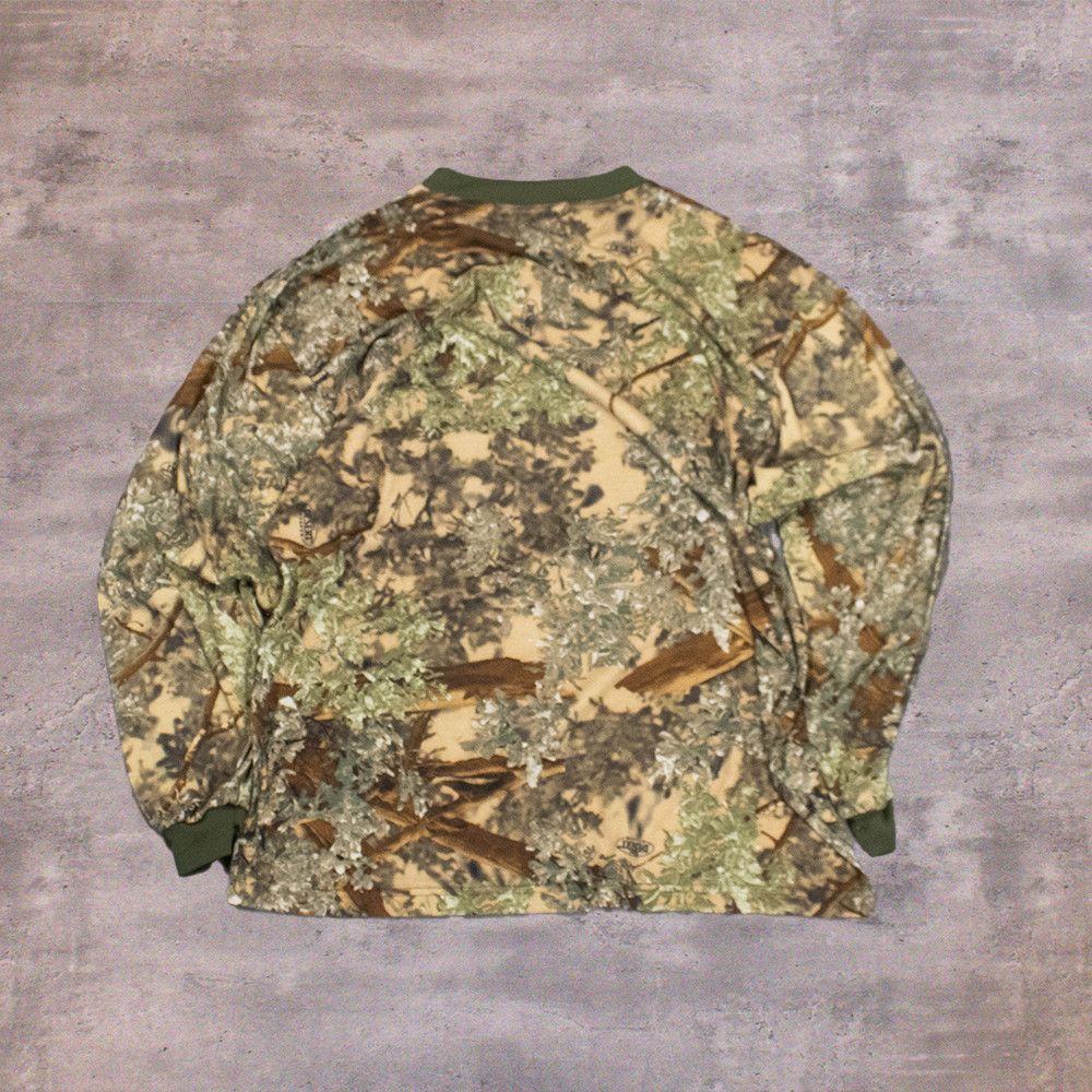 Realtree Y2K 2000's 00's Winter Real Tree Camo Long Sleeve T-Shirt Size US L / EU 52-54 / 3 - 2 Thumbnail