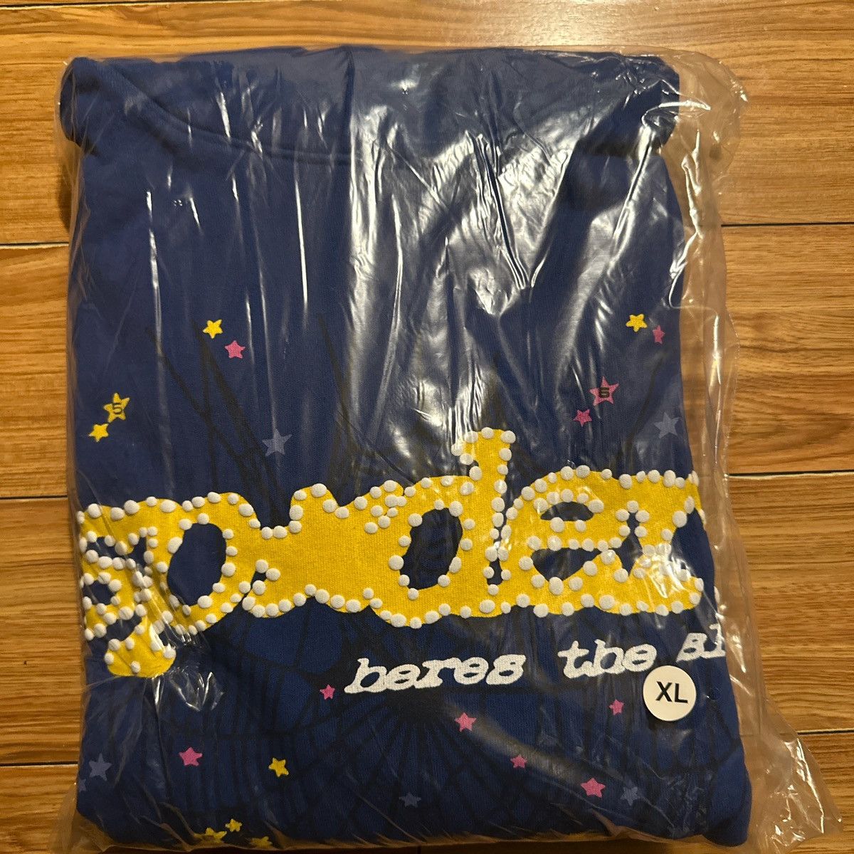 image of Sp5Der Hoodie in Blue, Men's (Size XL)