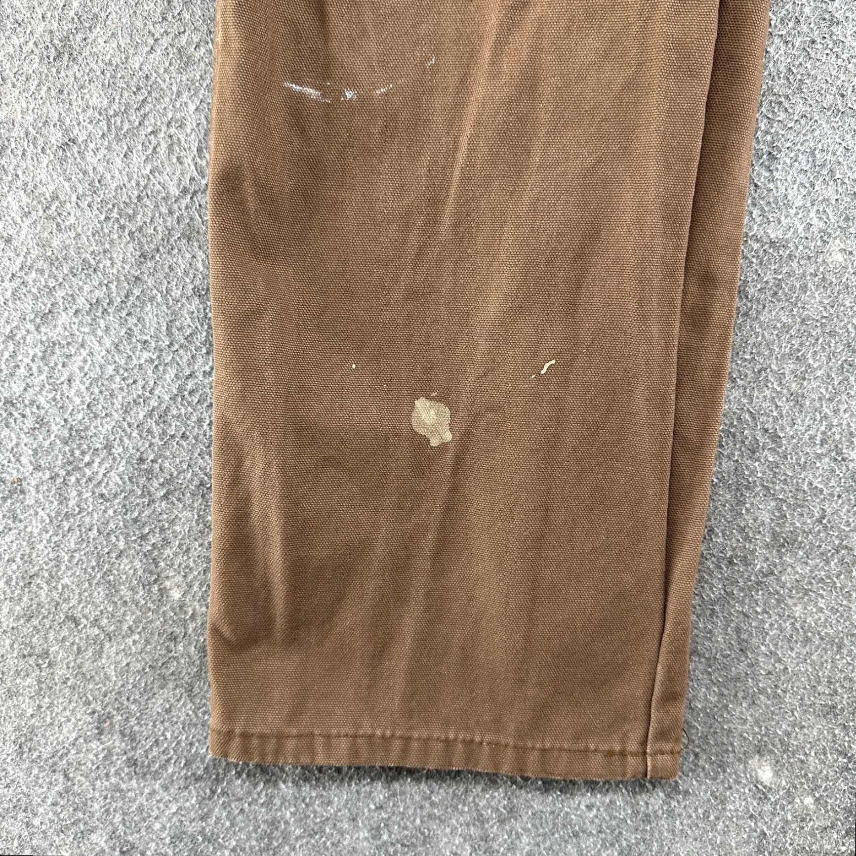 Dickies Dickies Pants Mens 34x32 Brown Carpenter Regular Fit Straight Canvas Workwear Size US 34 / EU 50 - 6 Thumbnail