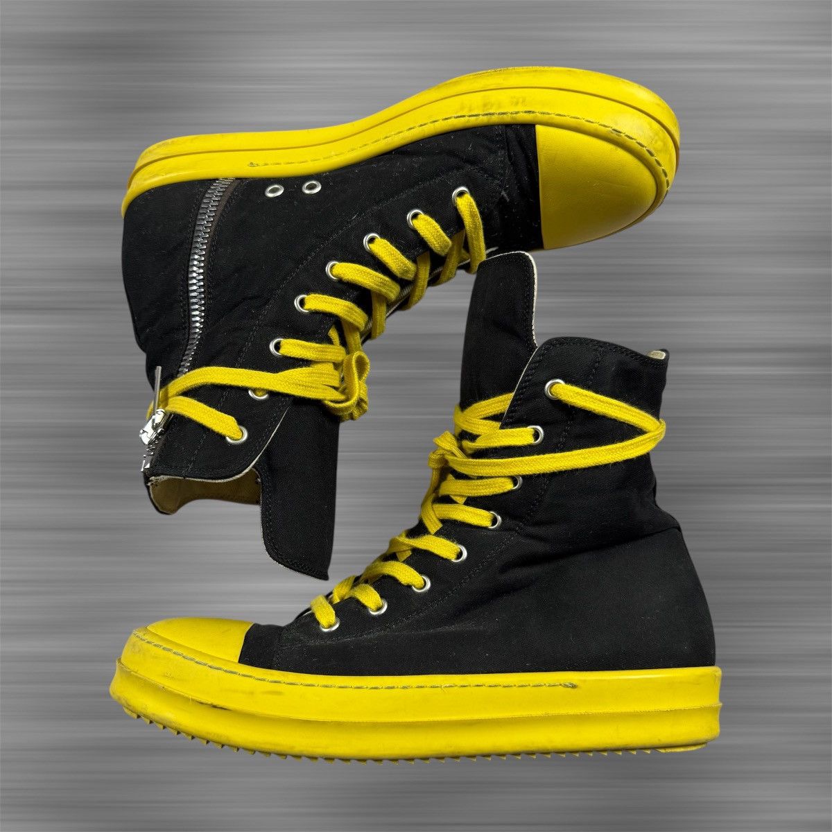 Rick Owens Rick Owens Ramones Rare ‘Yellow’ Sole Size US 8.5 / EU 41-42 - 2 Thumbnail