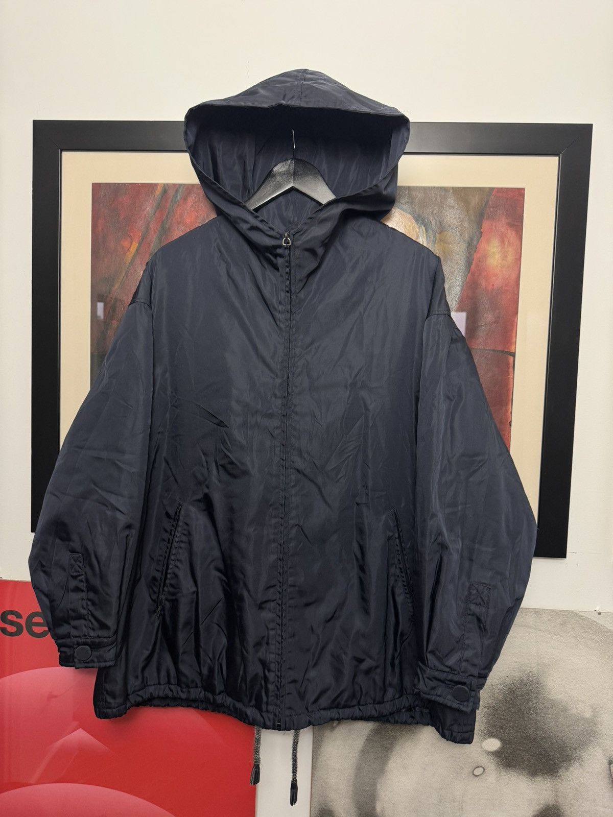 Prada Prada Vintage 90s Nylon Jacket Designer High Quality Rare Size US M / EU 48-50 / 2 - 1 Thumbnail