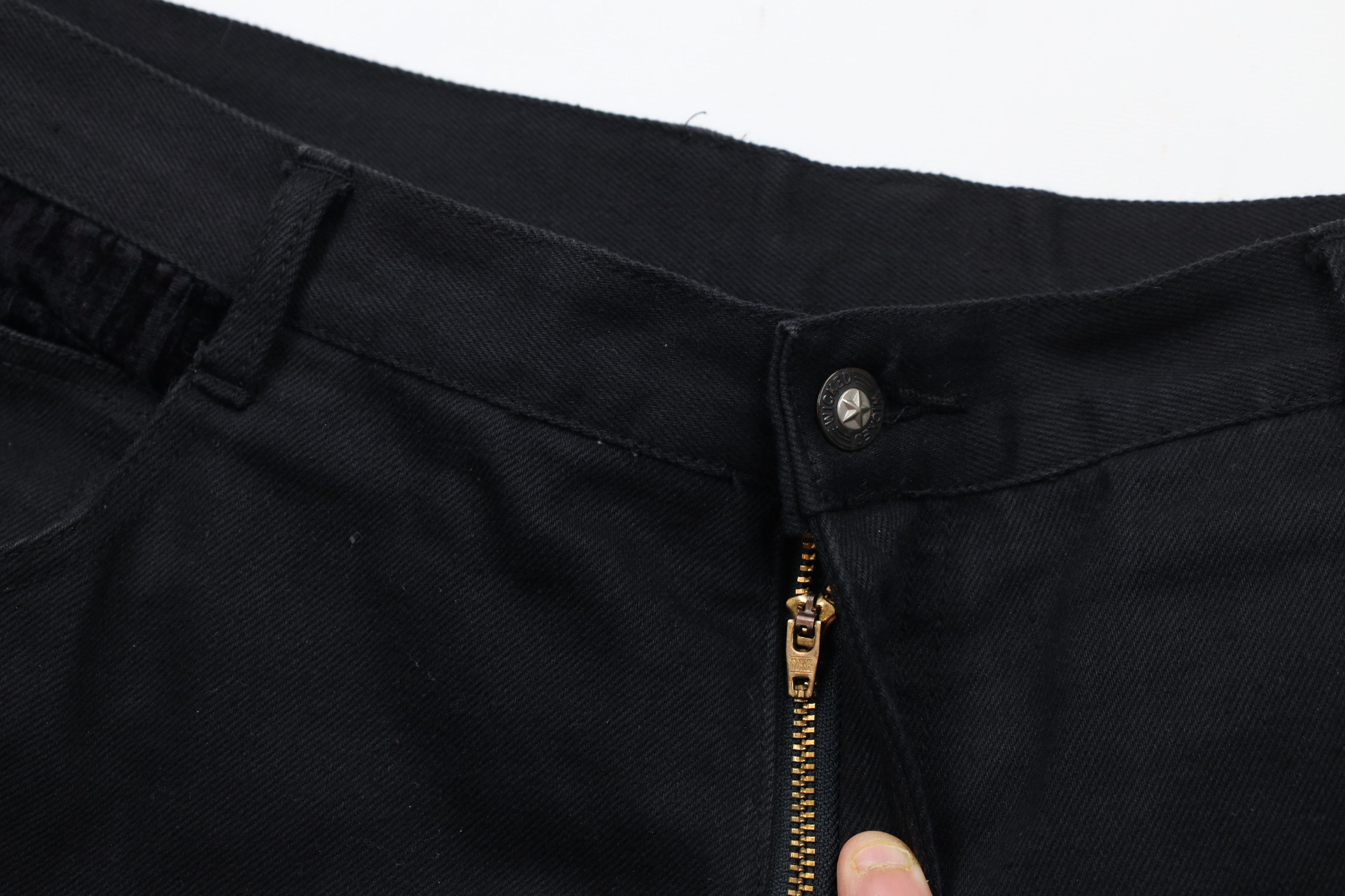 Vintage Vintage 90s Streetwear Wicked Baggy Hip Hop Denim Jeans Size US 38 / EU 54 - 9 Thumbnail