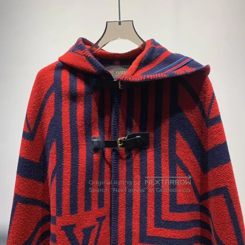Louis Vuitton Louis Vuitton Wool striped cloak Size US XXS / EU 40 - 3 Thumbnail