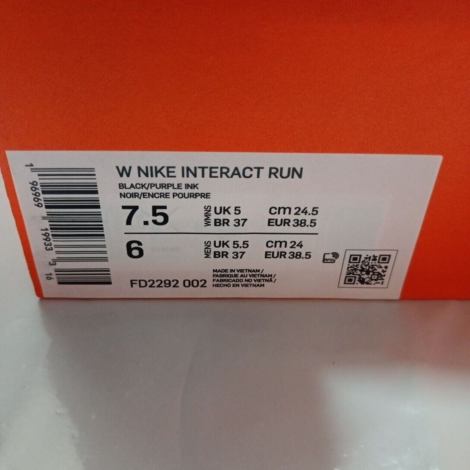 Nike Nike Interact Run Sneakers Women's Size 7.5 FD2292 002 Size US 7.5 / IT 37.5 - 7 Thumbnail