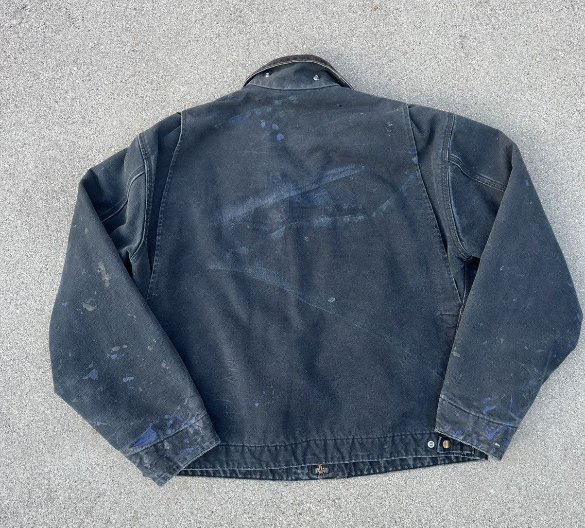 Carhartt Vintage Custom Carhartt Detroit J01 Jacket Distressed Thrash Size US XL / EU 56 / 4 - 11 Thumbnail