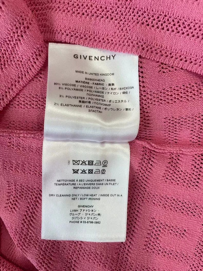 Givenchy Givenchy Pink Knit Top, Size XS, Classic Size US XS / EU 42 / 0 - 5 Thumbnail