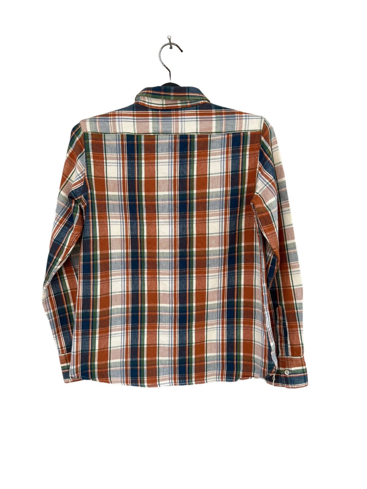 Flannel SEA Made in Japan Double Pocket Gusset Flannel Shirt Size US S / EU 44-46 / 1 - 11 Thumbnail