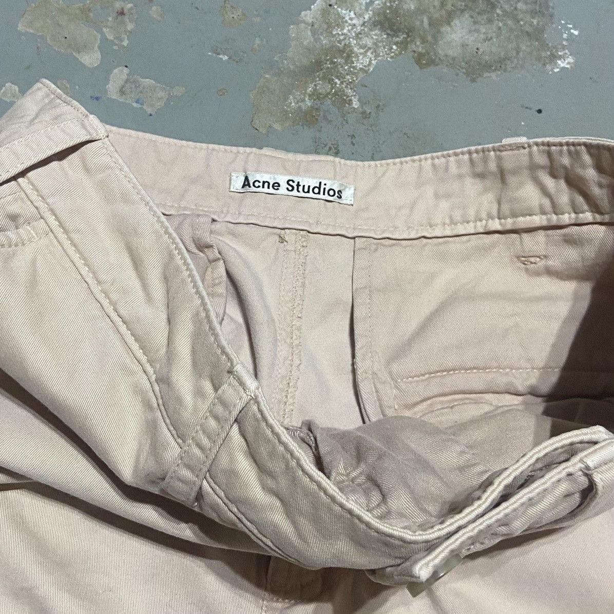 Acne Studios Acne Studios Pink Cargo Pants Size US 34 / EU 50 - 3 Thumbnail