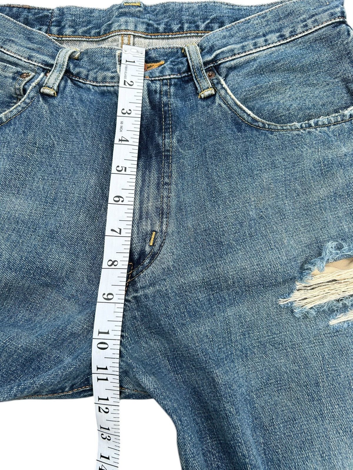 Kapital Vintage Edwin 505X Selvedge Distressed Denim Jeans Size US 32 / EU 48 - 19 Thumbnail
