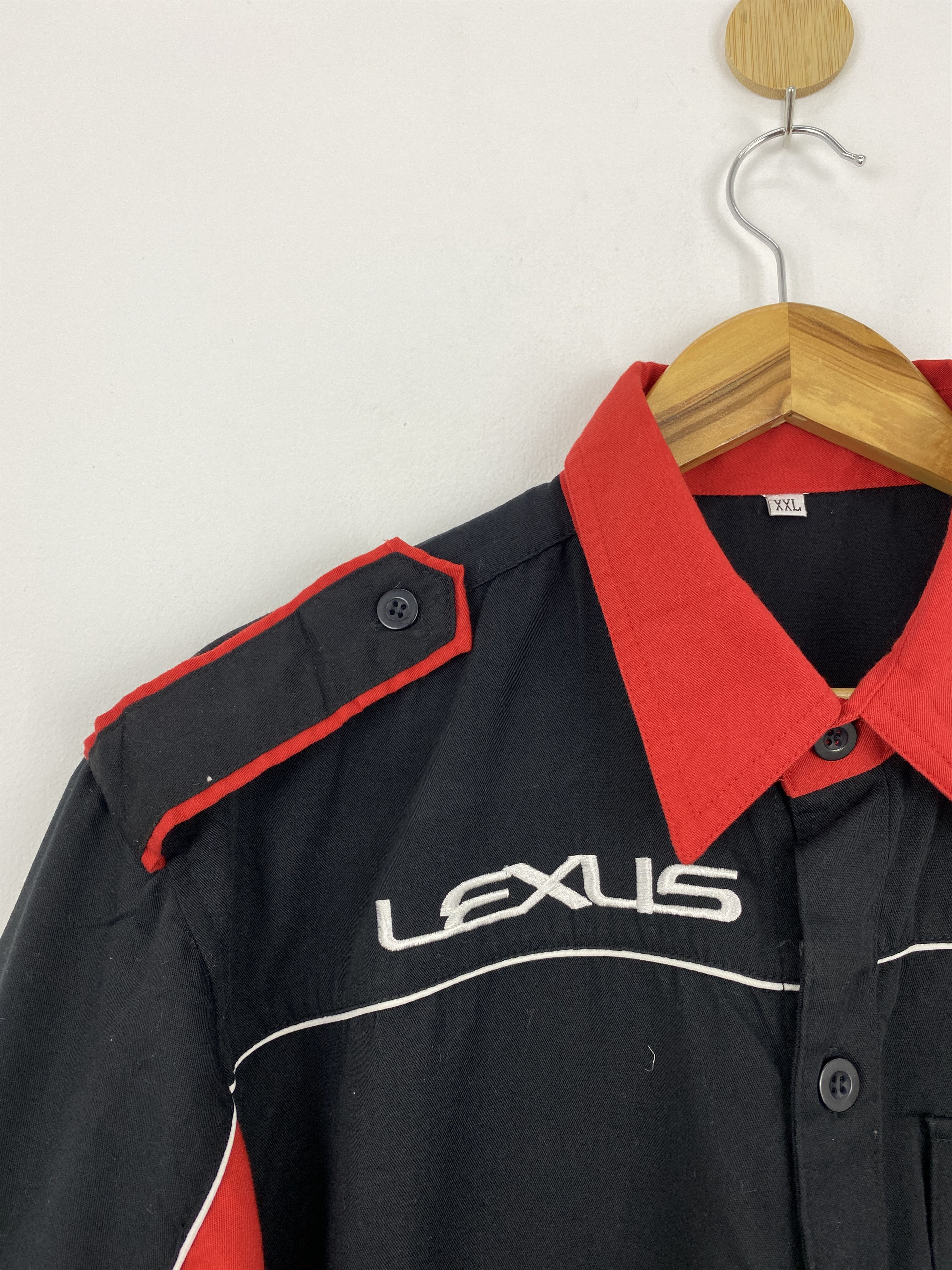 Japanese Brand × Vintage Vintage Japanese Brand Lexus Button Up Workers Jacket J1779 Size US XXL / EU 58 / 5 - 8 Thumbnail