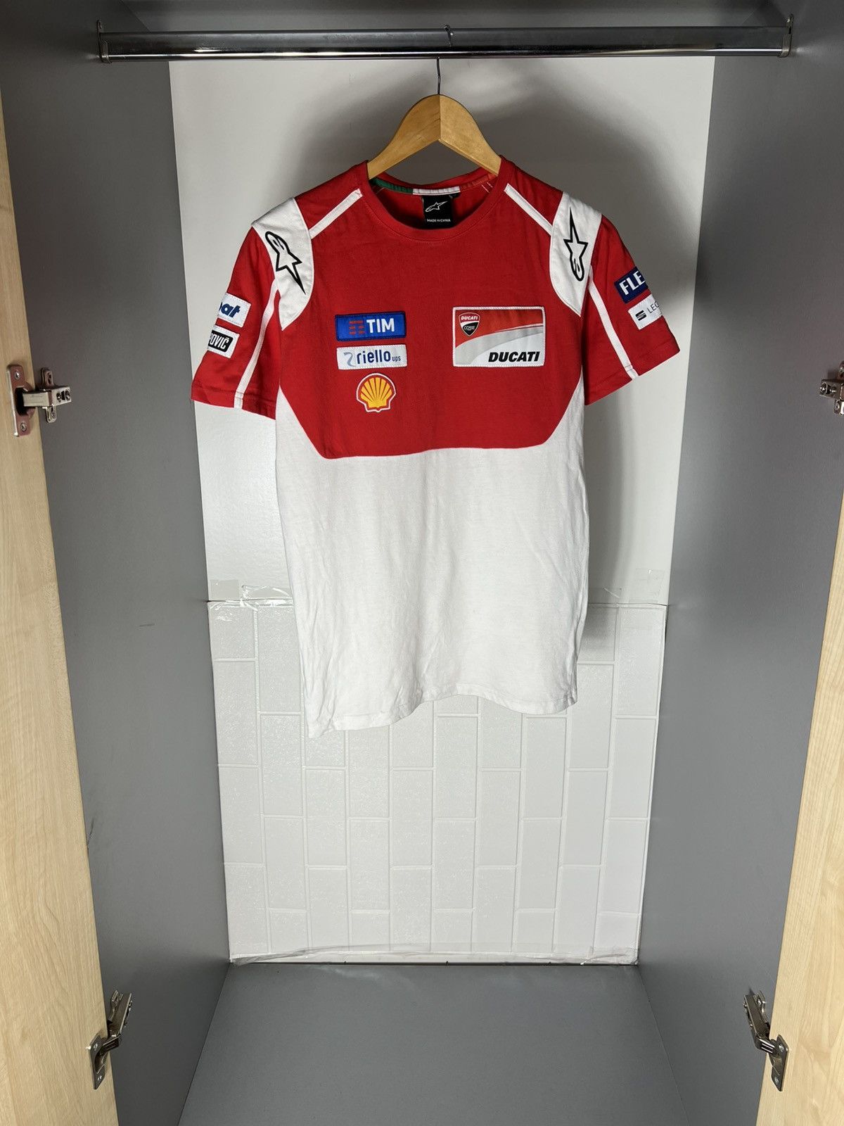 NASCAR VINTAGE ALPINESTARS DUCATI RACING T-SHIRT MOTORCYCLE Y2K 90s Size US M / EU 48-50 / 2 - 2 Thumbnail