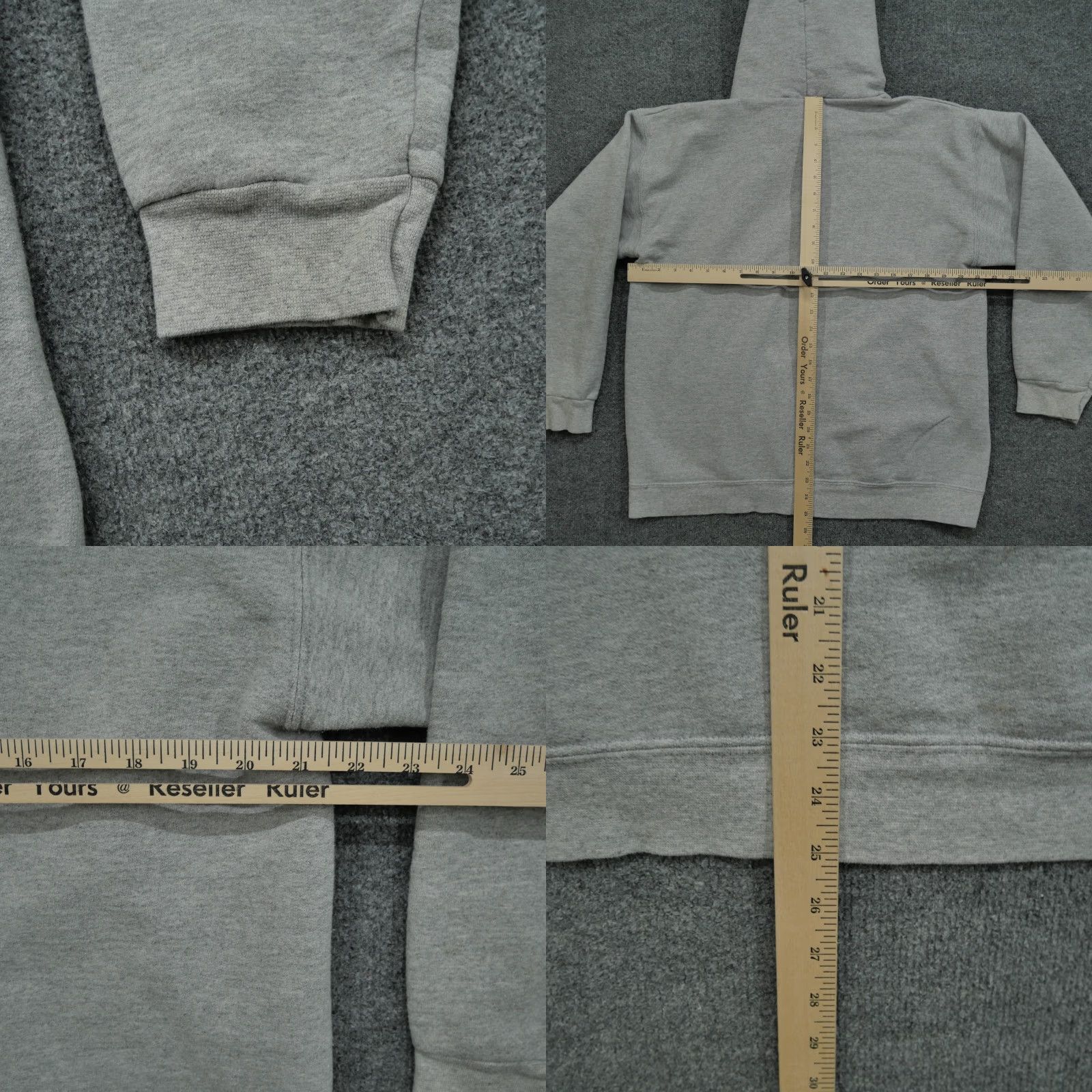 Hanes VINTAGE Hanes Hoodie Men Pullover M Medium Grey Hooded Sweatshirt - Logo, Fleece, Cotton/Polyester, Long Sleeve, Regular Fit, Vintage, 90s/Y2K Mens Size US M / EU 48-50 / 2 - 8 Thumbnail