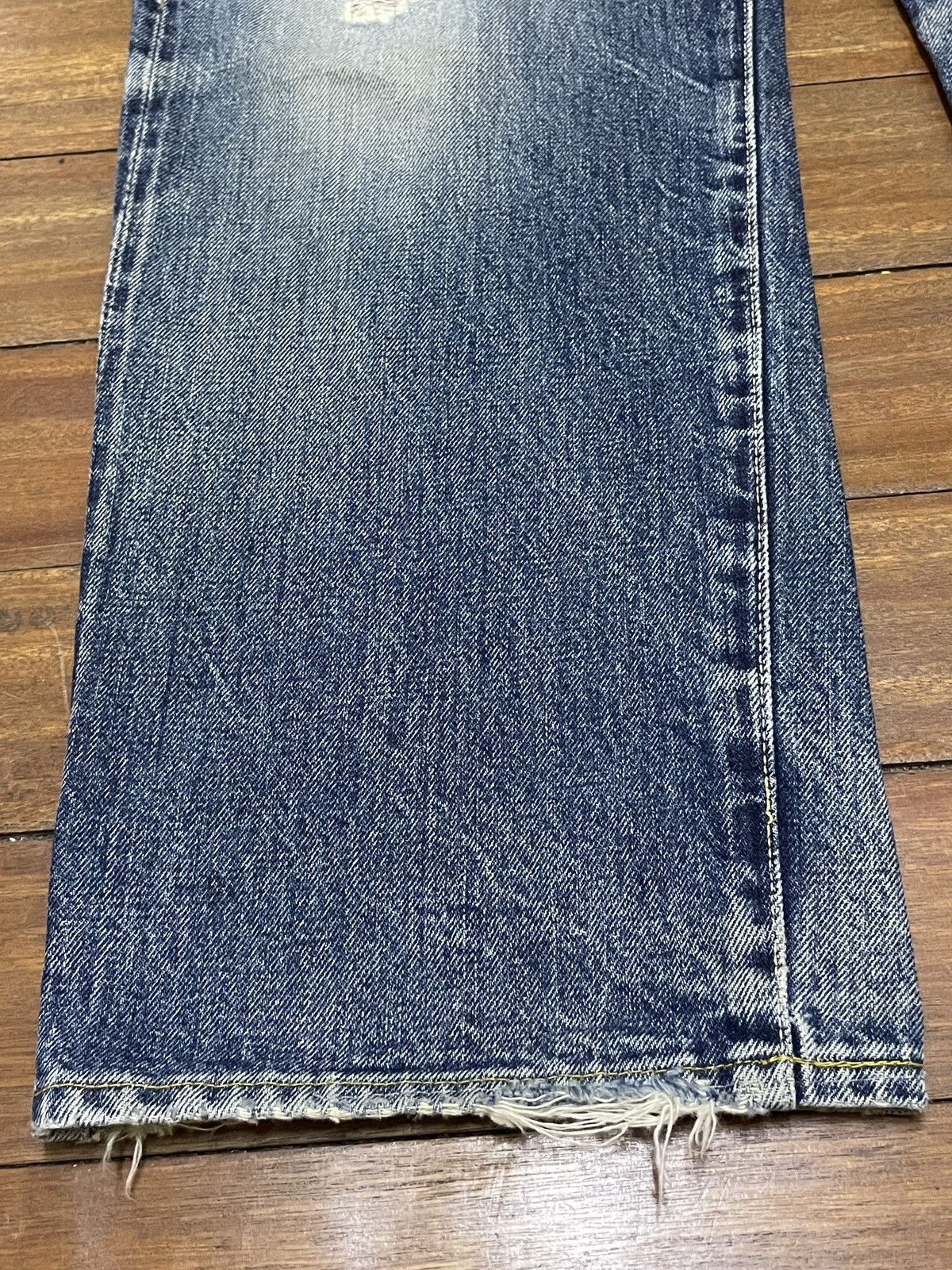 Levi's Very Rare Vintage Levis 501XX Big E Selvedge Jeans 1990s Size US 34 / EU 50 - 5 Thumbnail