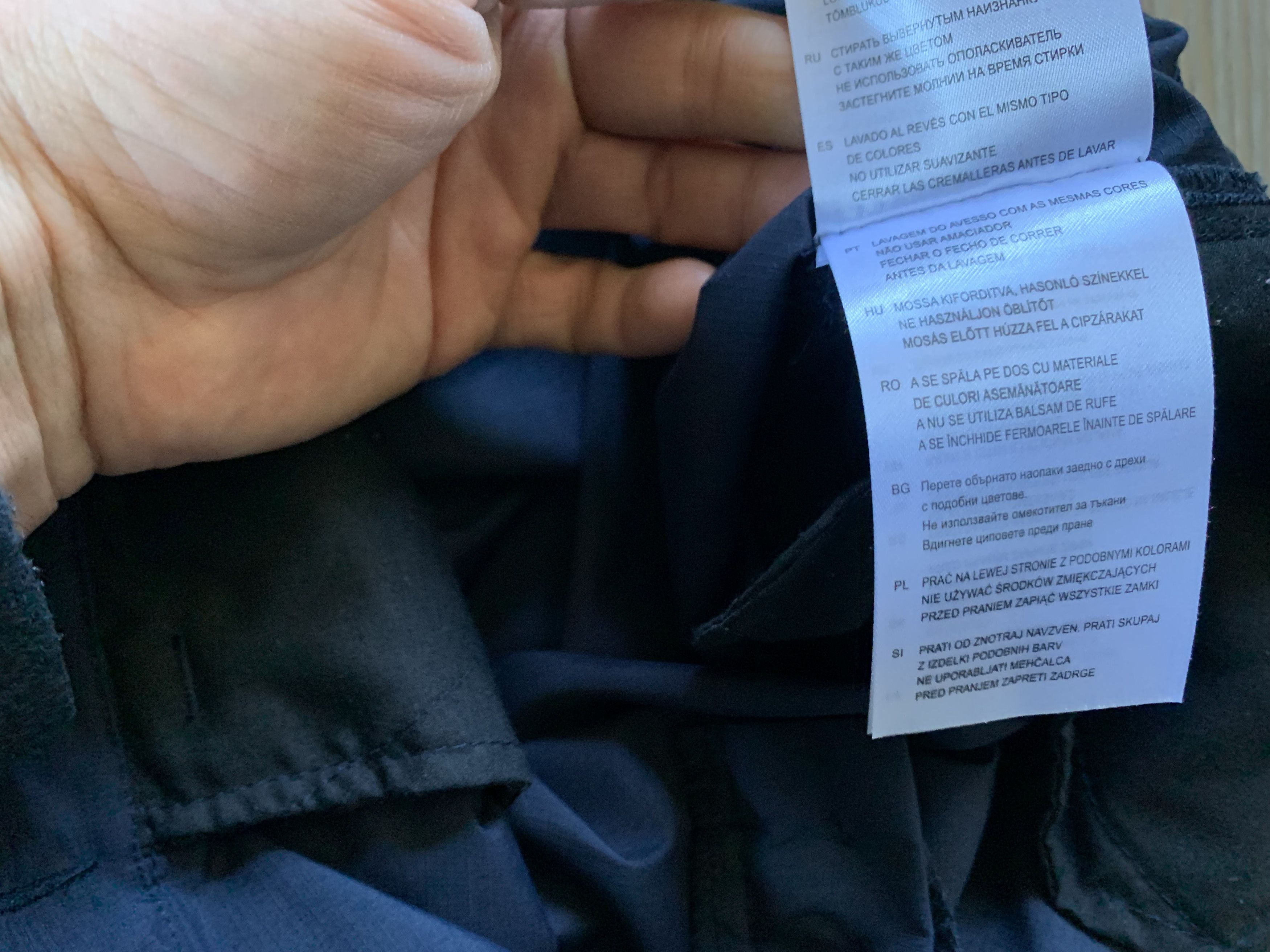 Sports Specialties Youth Icepeak Zip-Off Navy Hiking Cargo Pants Size 24" / US 00 / IT 34 - 9 Thumbnail