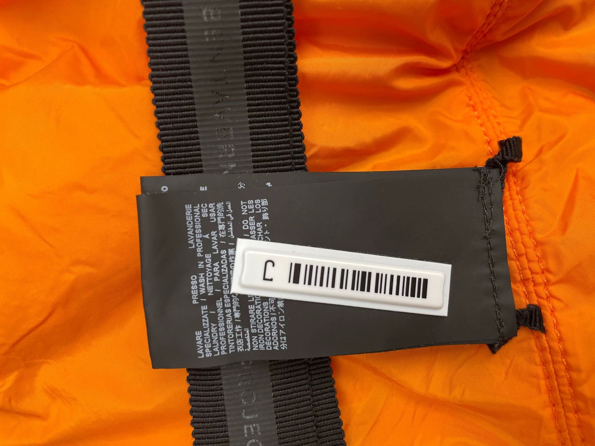Ben Taverniti Unravel Project Unravel Project MA-1 Distressed Black Orange Liner Jacket Size US M / EU 48-50 / 2 - 6 Thumbnail