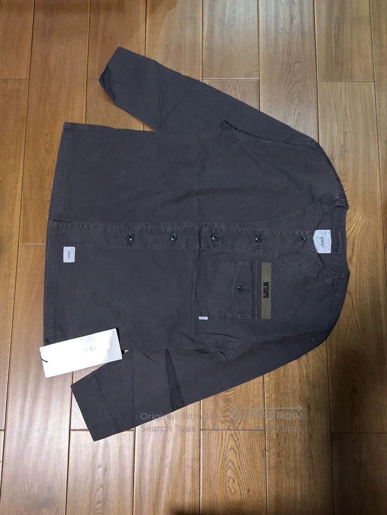 Wtaps Wtaps Long-sleeved, collarless, single-pocket shirt Size US M / EU 48-50 / 2 - 1 Thumbnail
