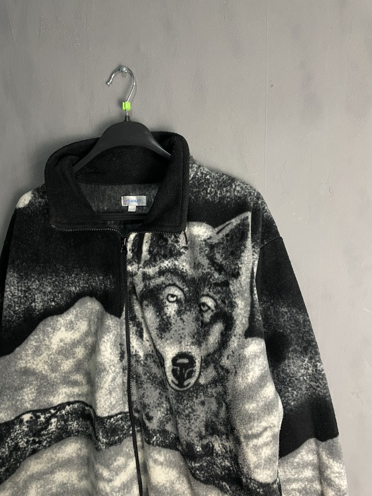 Vintage Vintage Wolves🐺 Sherpa Fleece Jacket Sweater Sweatshirt Size US L / EU 52-54 / 3 - 2 Thumbnail