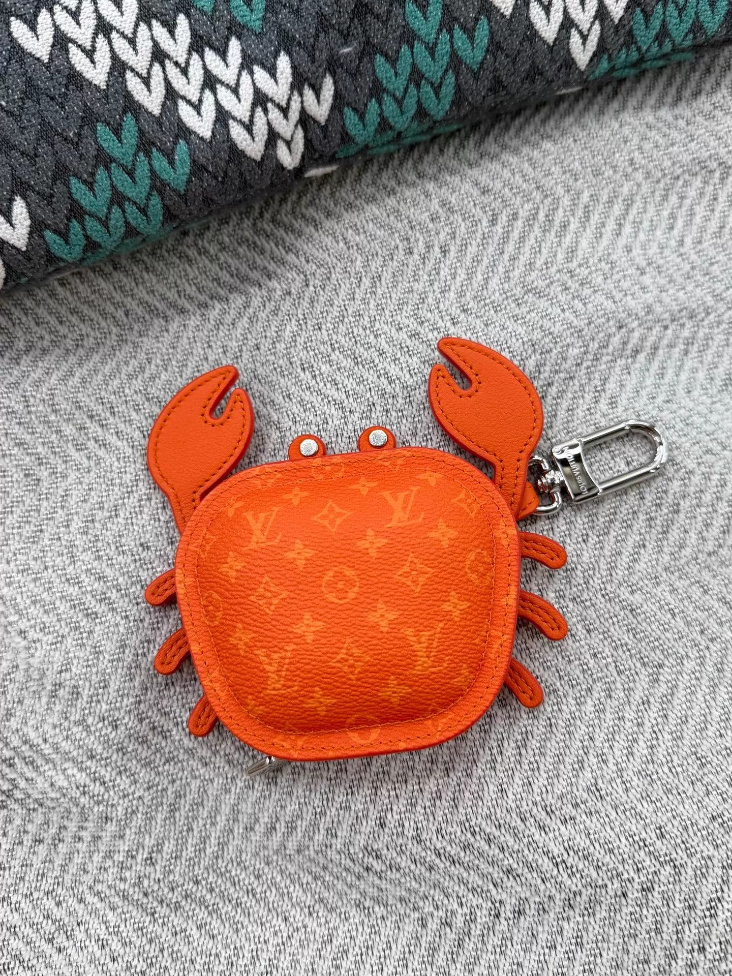Louis Vuitton LV Orange Mini Crab Bag Charm/Keychain New Size ONE SIZE - 2 Thumbnail