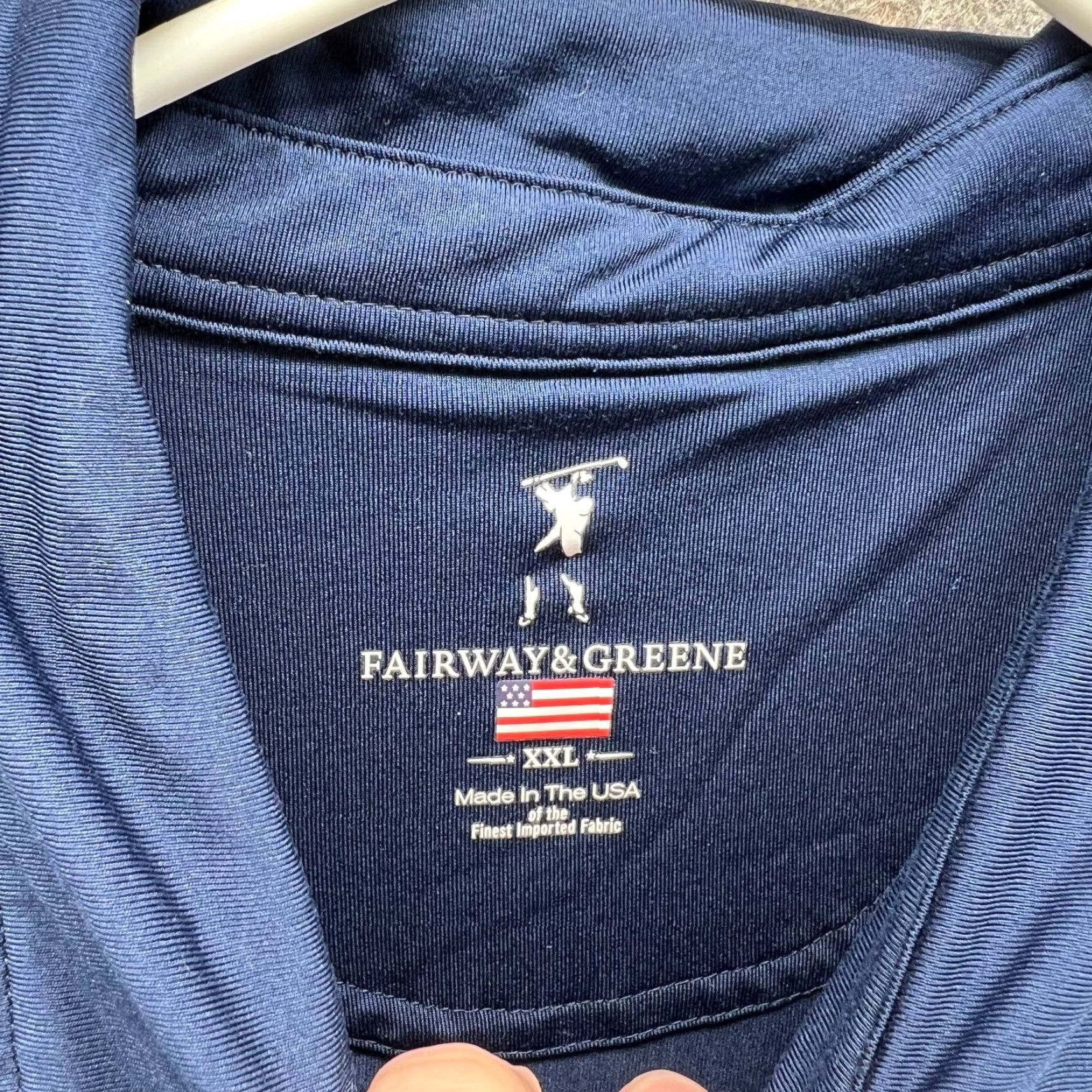 Vintage Fairway & Greene Polo Shirt Men XXL Blue Golfer Jupiter Hills Golf Club Logo - 2XL Polo Shirt Blue Logo Size US XXL / EU 58 / 5 - 6 Thumbnail