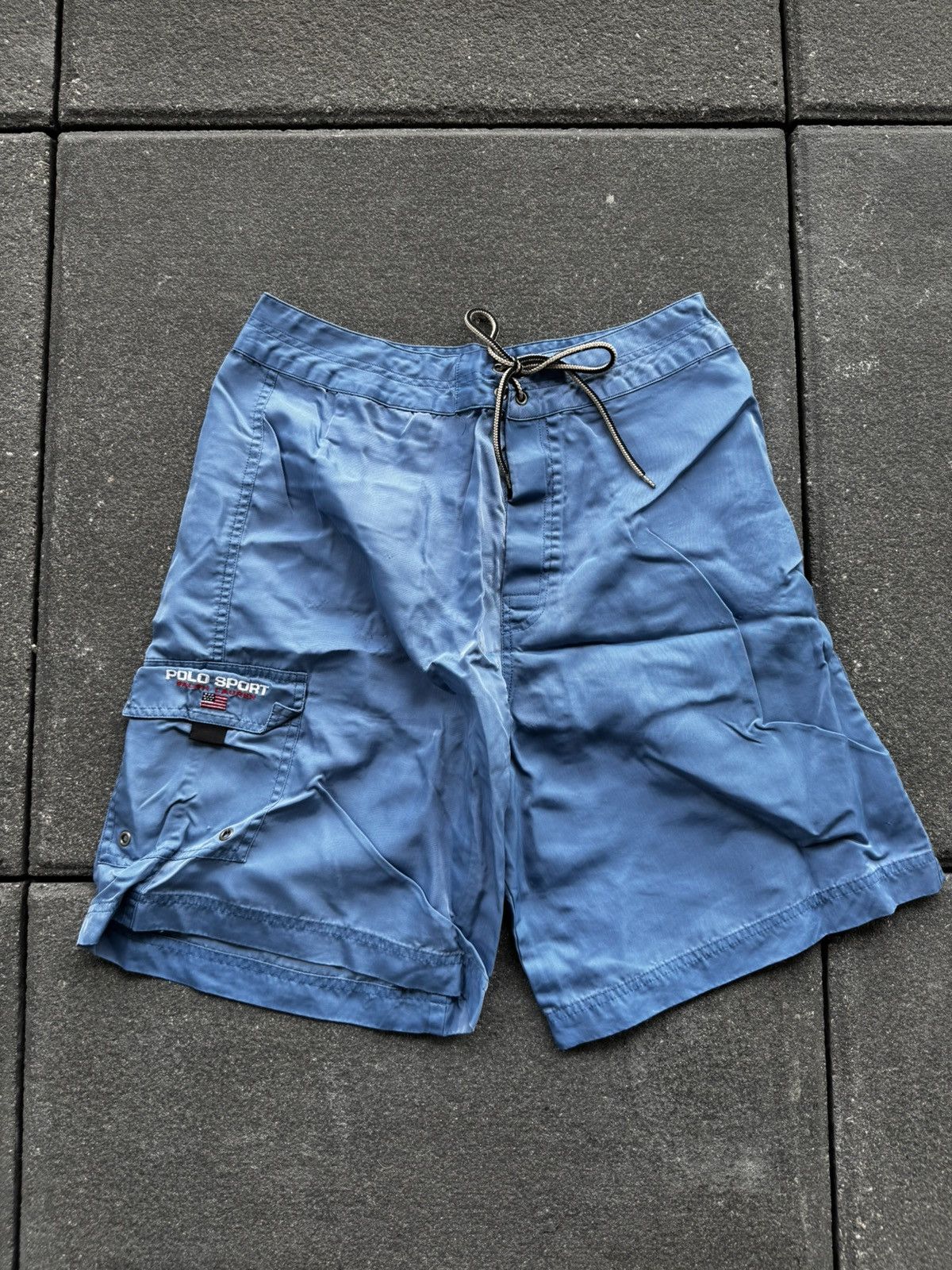 Vintage VINTAGE POLO SPORT TRUNKS Size US 33 - 1 Thumbnail