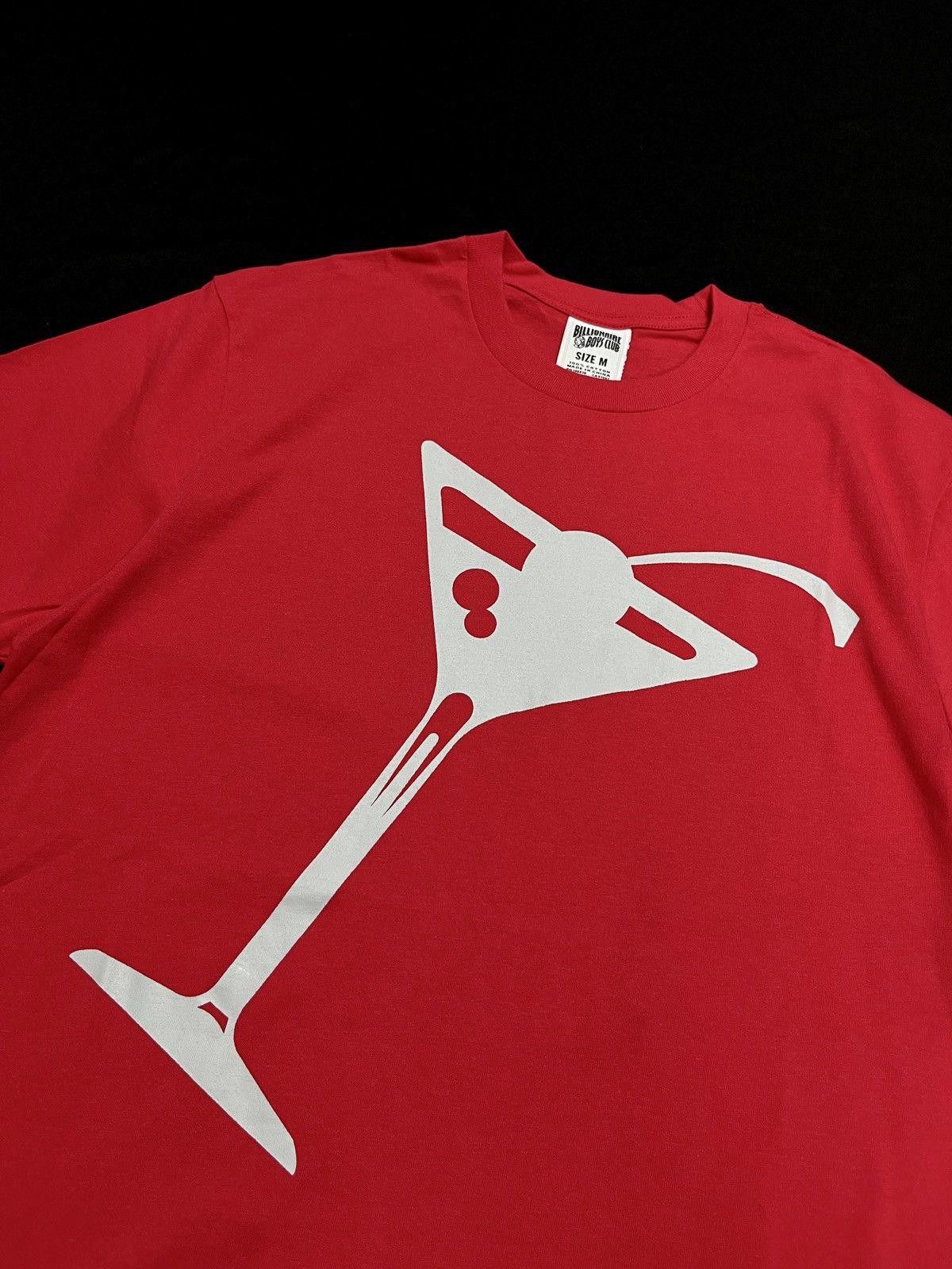 Billionaire Boys Club Billionaire Boys Club BBC Martini Glass Red T-Shirt Medium Size US M / EU 48-50 / 2 - 2 Thumbnail